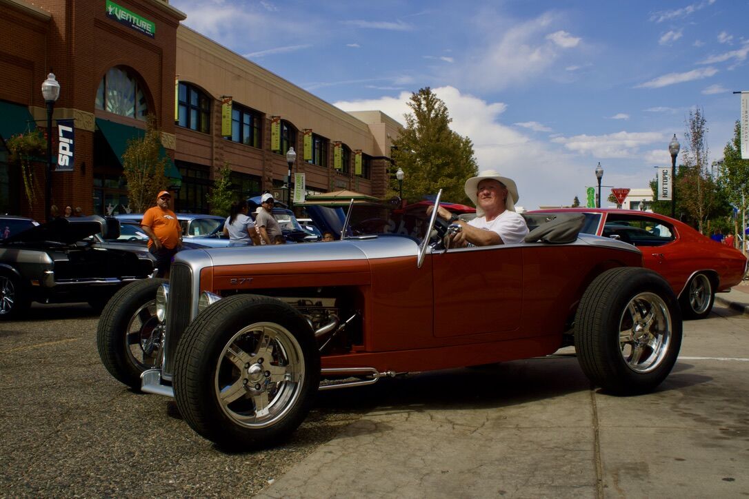 Marvin Rea drive off with his refurbished 1927 Ford Model T with a '94 LT1 engine during the fifth annual Rocky Mountain Rods and Rides Car Show on Sunday, Sept. 15 at The Shops at Northfield in Denver, Colorado. (NoahFestensteinCity Government Reporternoah.festenstein@denvergazette.comhttps://denvergazette.com/content/tncms/avatars/9/f0/326/9f032698-379f-11ee-8053-8bacbed4931f.60984dba383441d9647e0e740a08a8e6.png)