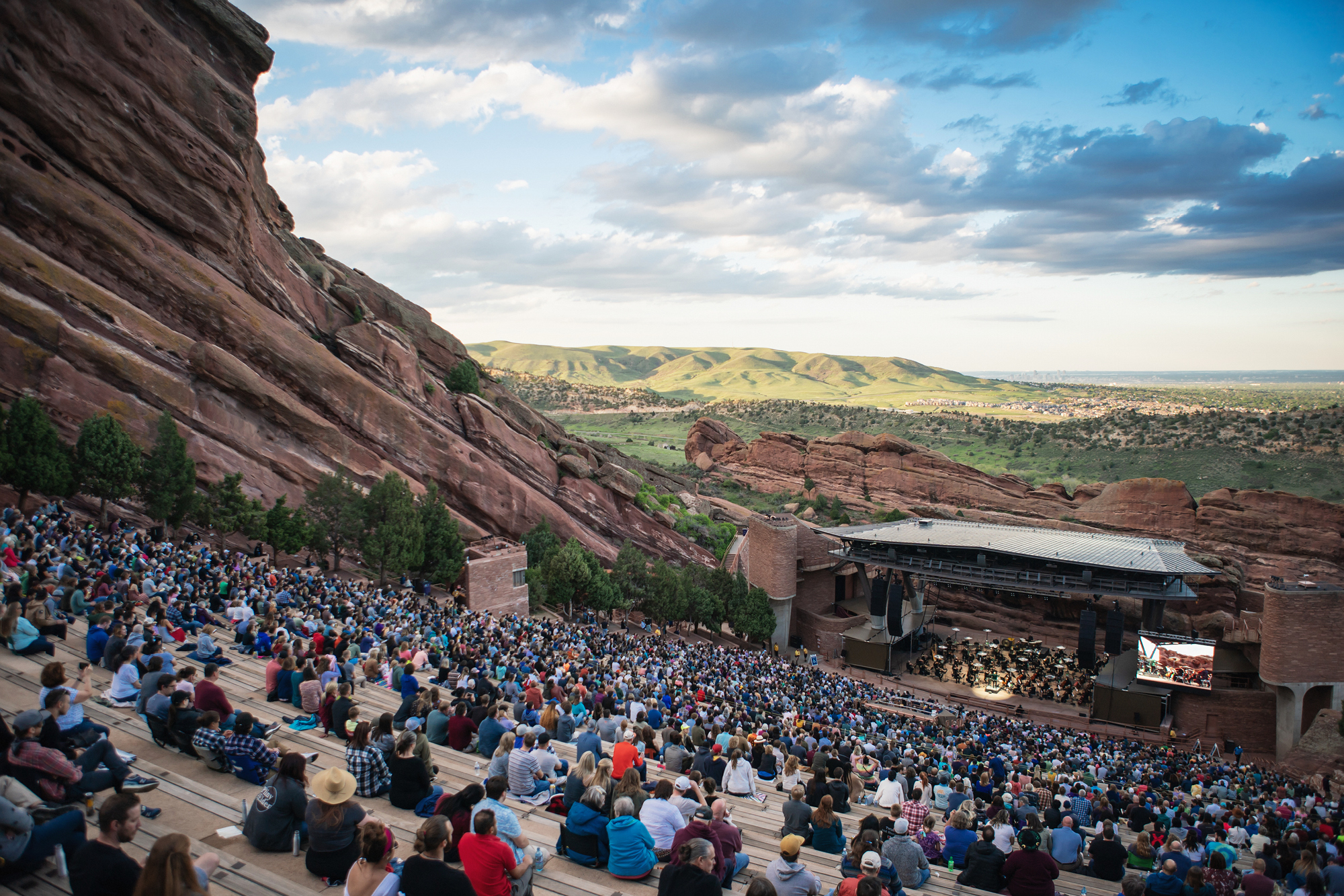FILE PHOTO: The Colorado Symphony performs at Red Rocks Amphitheater. Warren Haynes and his band join the Colorado Symphony at Red Rocks Tuesday, Sept. 10. (Courtesy photo, Colorado Symphony)