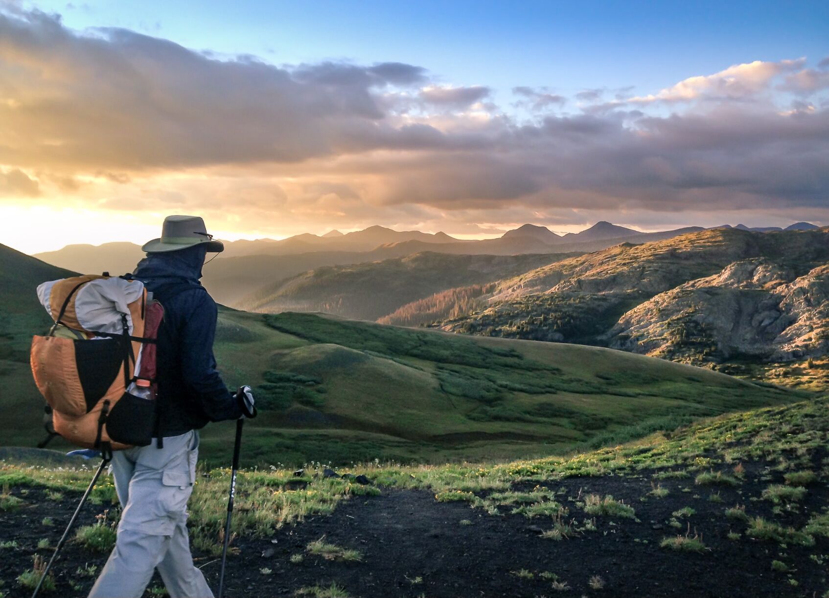 David Fanning recently finished hiking the Colorado Trail an eighth time. He wrote a book about the people he met along his journeys, “Voices of the Colorado Trail.” (Courtesy of David W. Fanning)