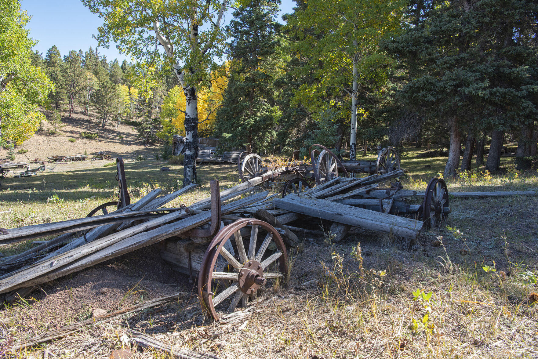 Flathat Ranch in Divide has remnants of the original homesteaders. (Courtesy Rob Kelley)