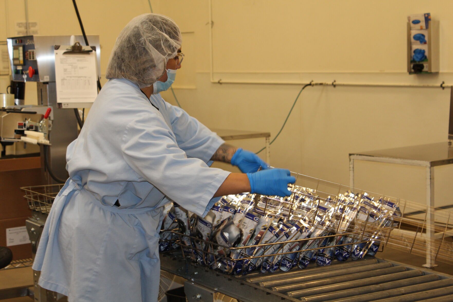 Astronaut Ice Cream is packaged in Boulder. The company only sells freeze-dried ice cream sandwiches, a crunchy and light snack. (Courtesy of American Outdoor Products)
