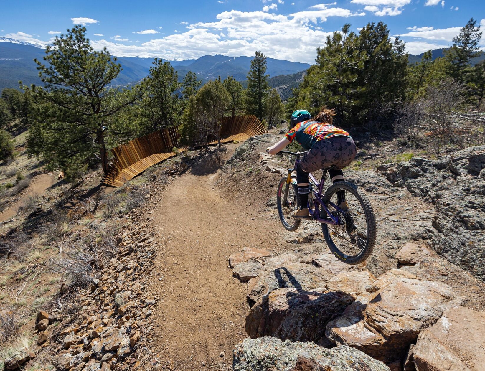 Colorado Mountain Bike Association has announced the opening of the first mountain bike trails as part of the long-dreamed Trek Trails at Virginia Canyon Mountain Park above Idaho Springs. (photo by Todd Abbotts, Abbotts Photography)