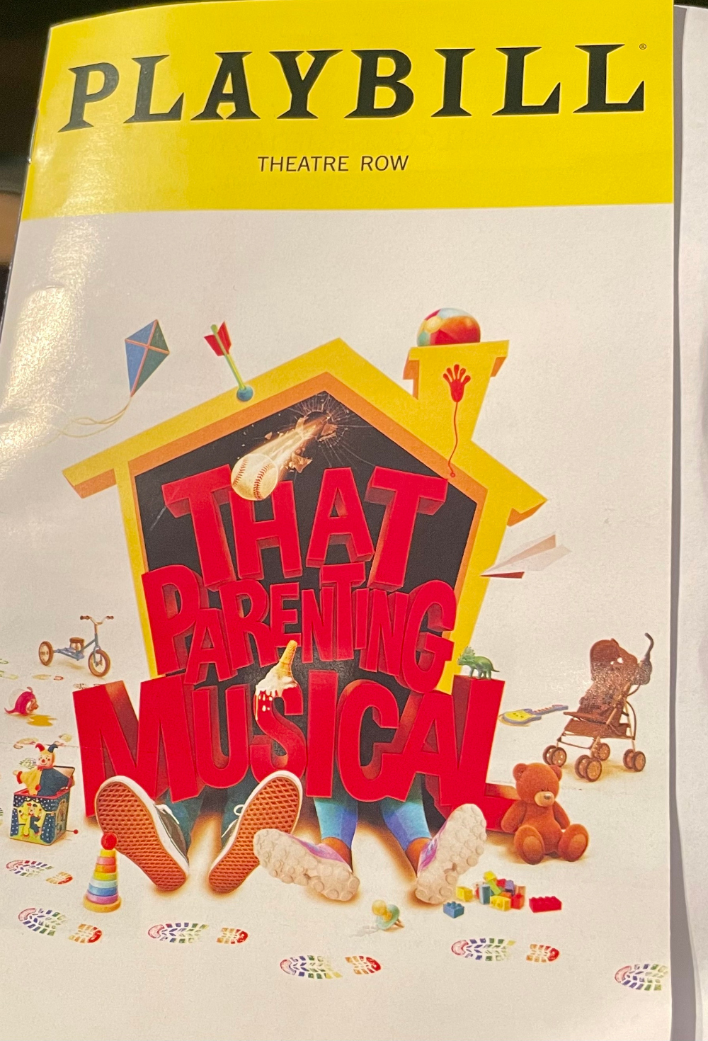 The playbill for 'That Parenting Musical.'