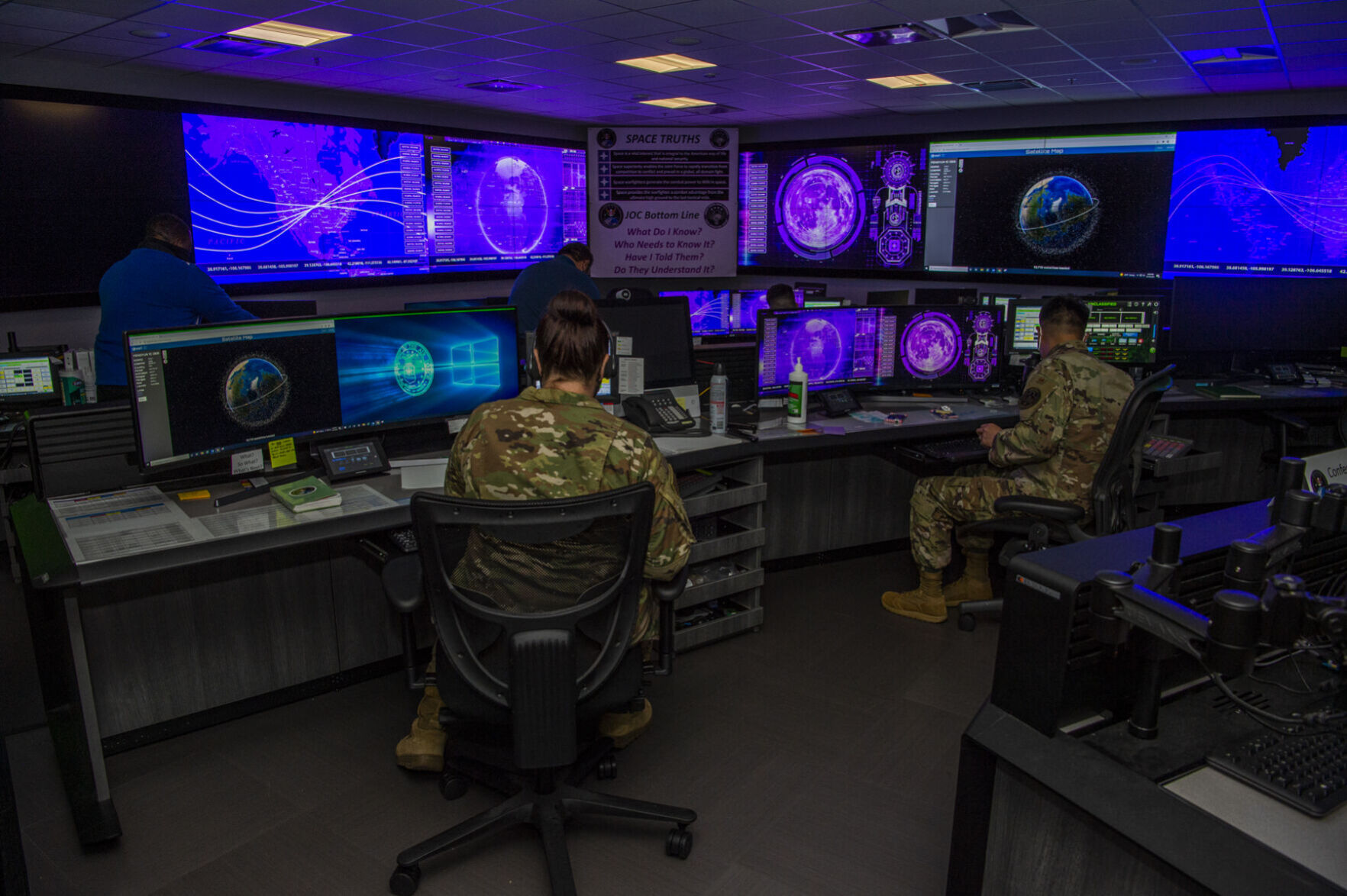 U.S. Space Command conducted Space Thunder at Peterson Space Force Base in November 2021. (Communication Spc. 1st Class John Philip Wagner Jr., Air Force)