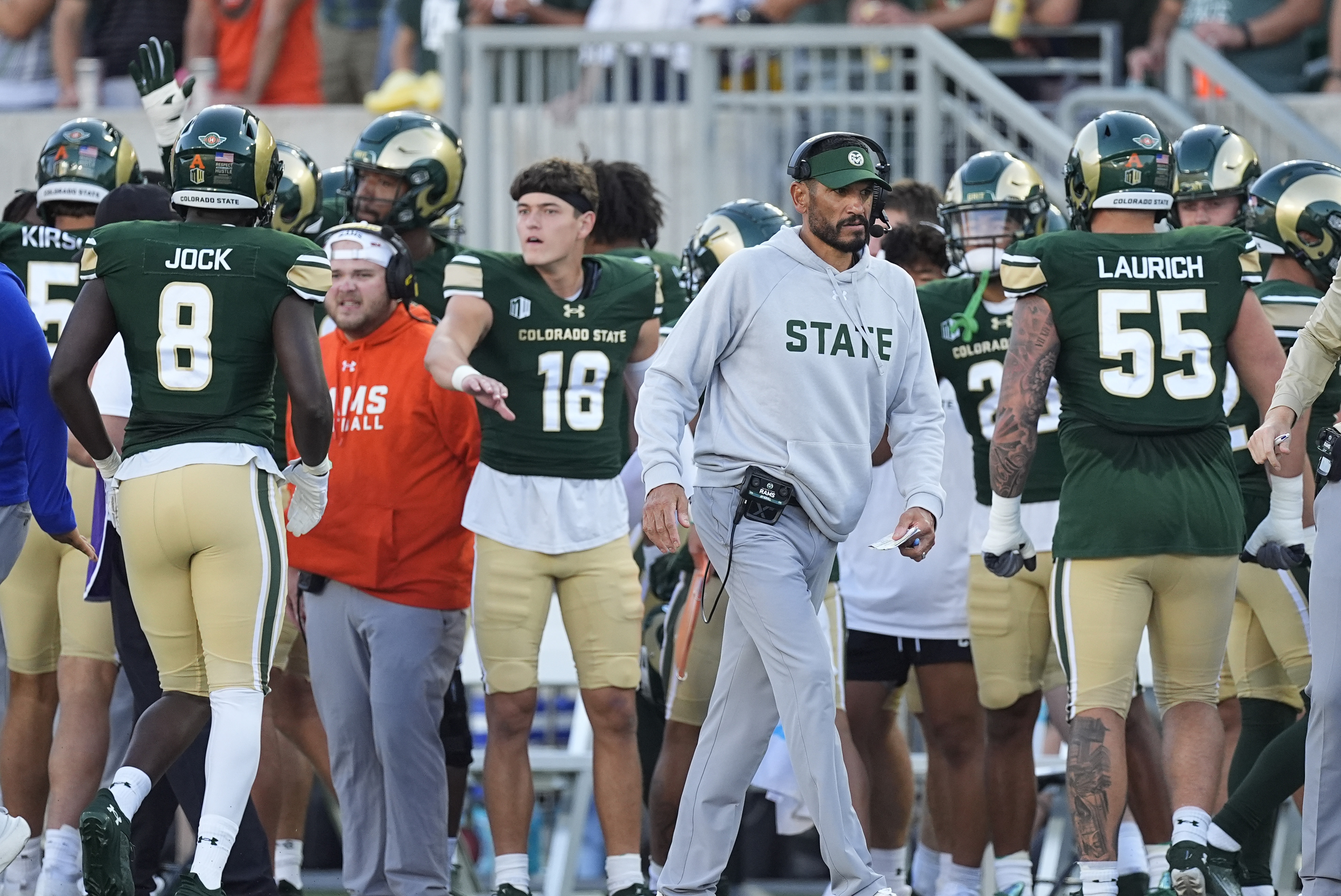 Colorado State head coach Jay Norvell in the first half of an NCAA college football game Saturday, Sept. 14, 2024, in Fort Collins, Colo. (AP Photo/David Zalubowski) (David Zalubowski)