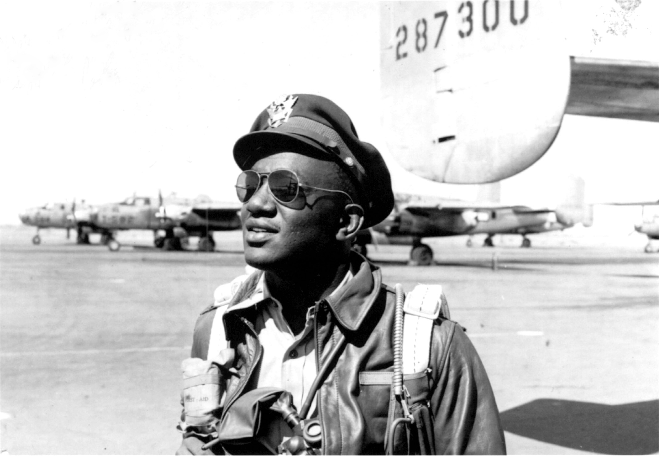 Colorado State will retire the late Lt. Col. John Mosley's No. 14 on Saturday, Sept. 7, 2024 during the Rams' game against Northern Colorado at Canvas Stadium in Fort Collins. Mosley was the first Black letterwinner in football at what was then known as Colorado A&M and went on to become one of the first African American bomber pilots in World War II as a member of the Tuskegee Airmen. (Courtesy of CSU Athletics)