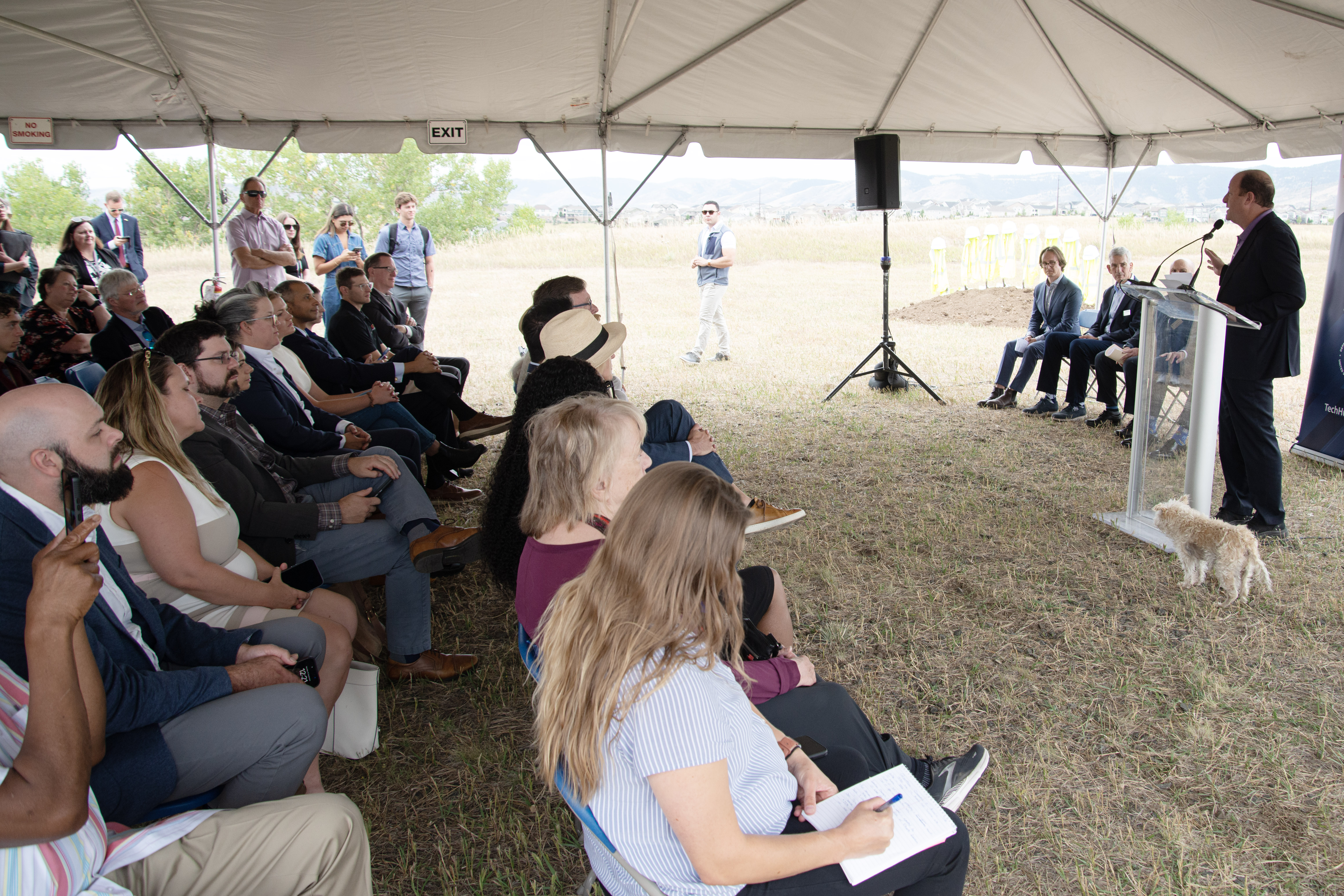 Gov. Jared Polis speaks to media and industry members gathered for a groundbreaking ceremony for a new 70-acre facility dubbed the Quantum Commons on Monday, Sept. 16, 2024 in Arvada, Colo. (TomHellauerMultimedia Producertom.hellauer@denvergazette.comhttps://denvergazette.com/content/tncms/avatars/f/9e/622/f9e6228a-3b6b-11ed-bf10-fbb71fa8e421.f54b911252c540f1d61709edc4727a39.png)