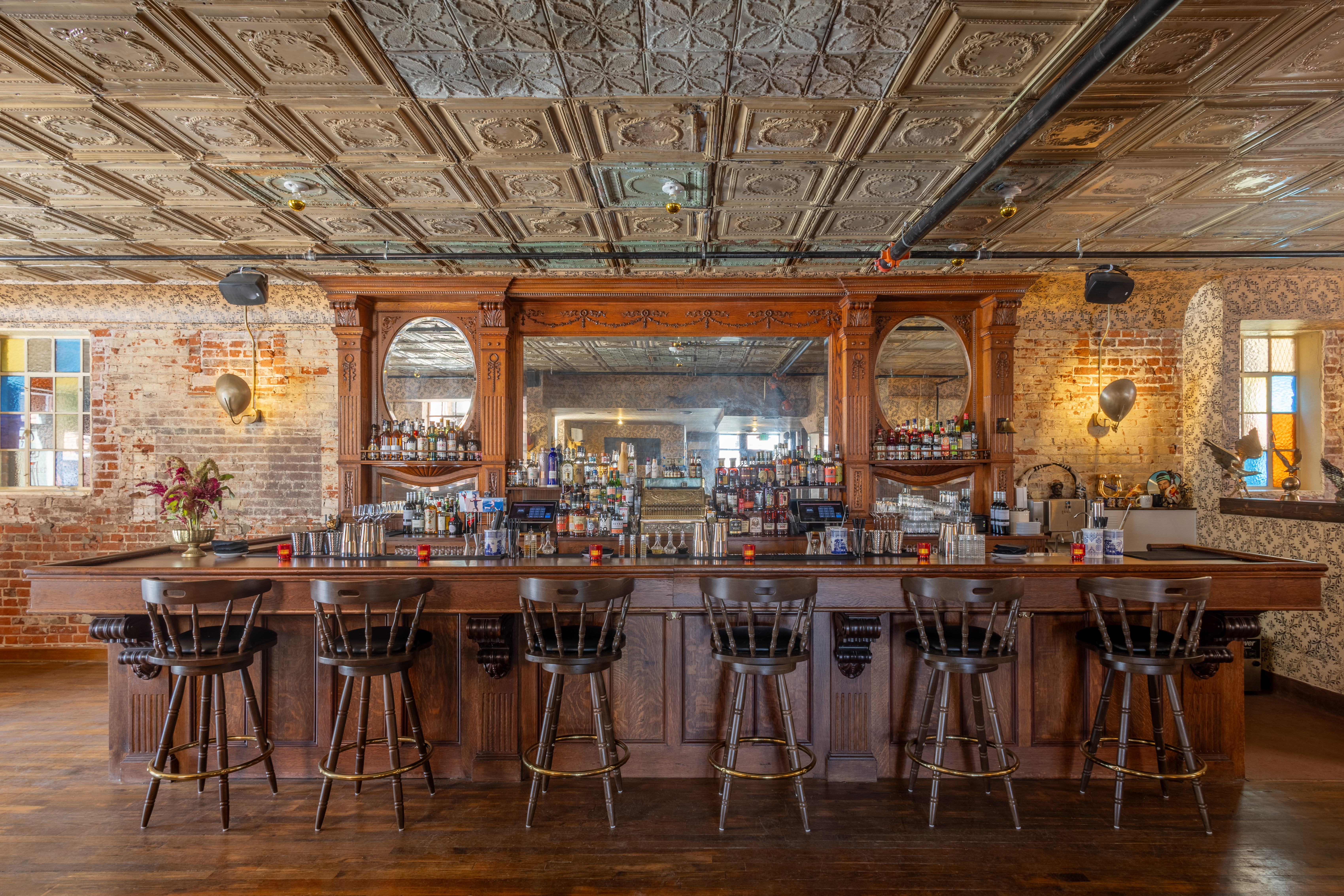 The bar at the newly-opened Urban Cowboy hotel and bar. (Photo: Ben Fitchett)