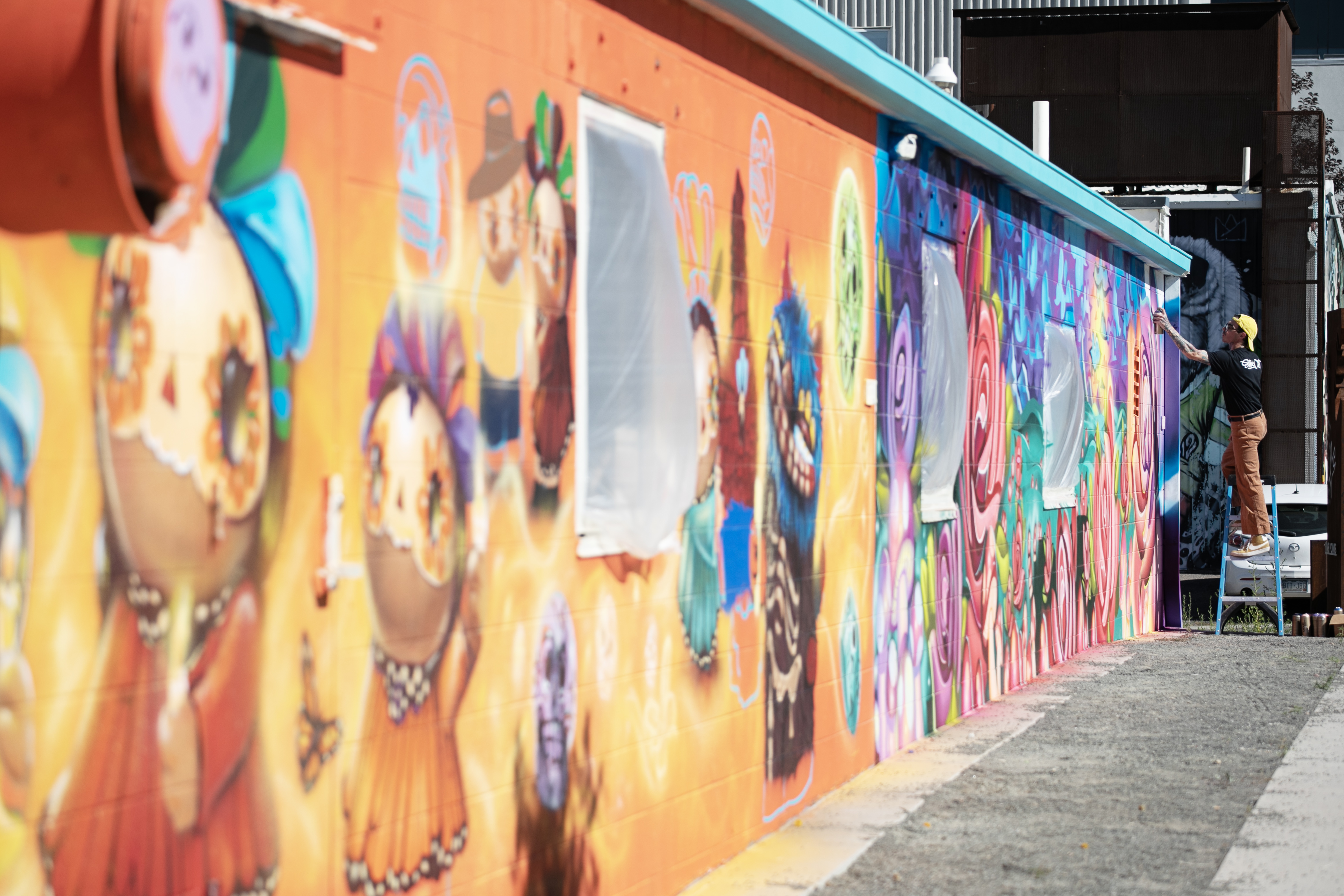 JD Pruitt works on a mural for the second annual Denver Walls festival held in Denver's RiNo neighborhood on Wednesday, Oct. 2, 2024. (TomHellauerMultimedia Producertom.hellauer@denvergazette.comhttps://denvergazette.com/content/tncms/avatars/f/9e/622/f9e6228a-3b6b-11ed-bf10-fbb71fa8e421.f54b911252c540f1d61709edc4727a39.png)