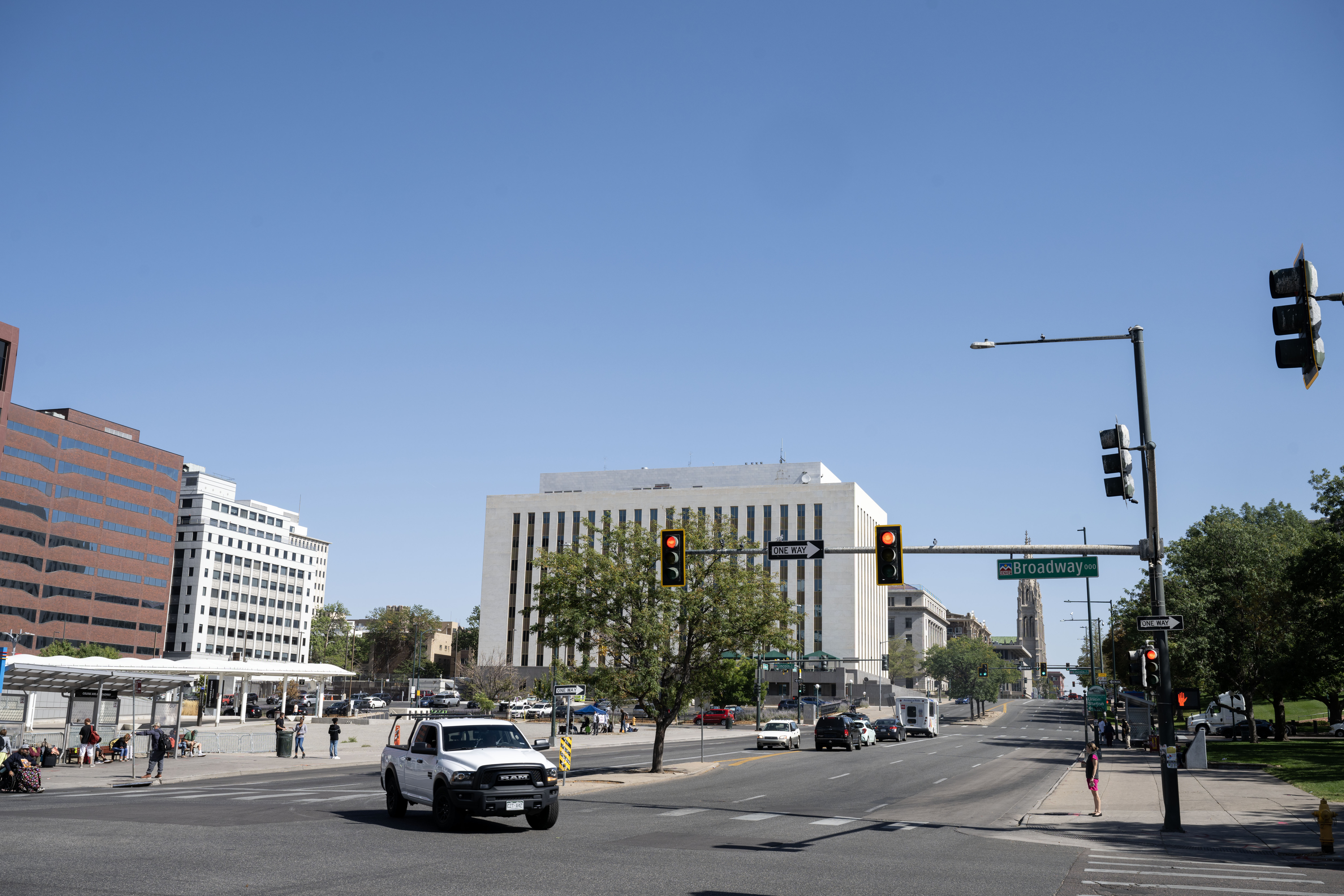 Commuters drive down Colfax Avenue on Thursday, Oct. 3, 2024 (Stephen Swofford, Denver Gazette) (StephenSwoffordPhotographerstephen.swofford@gazette.comhttps://secure.gravatar.com/avatar/1ddcaf11c5d70eaa58546ddc4e038687?d=mm&r=g)