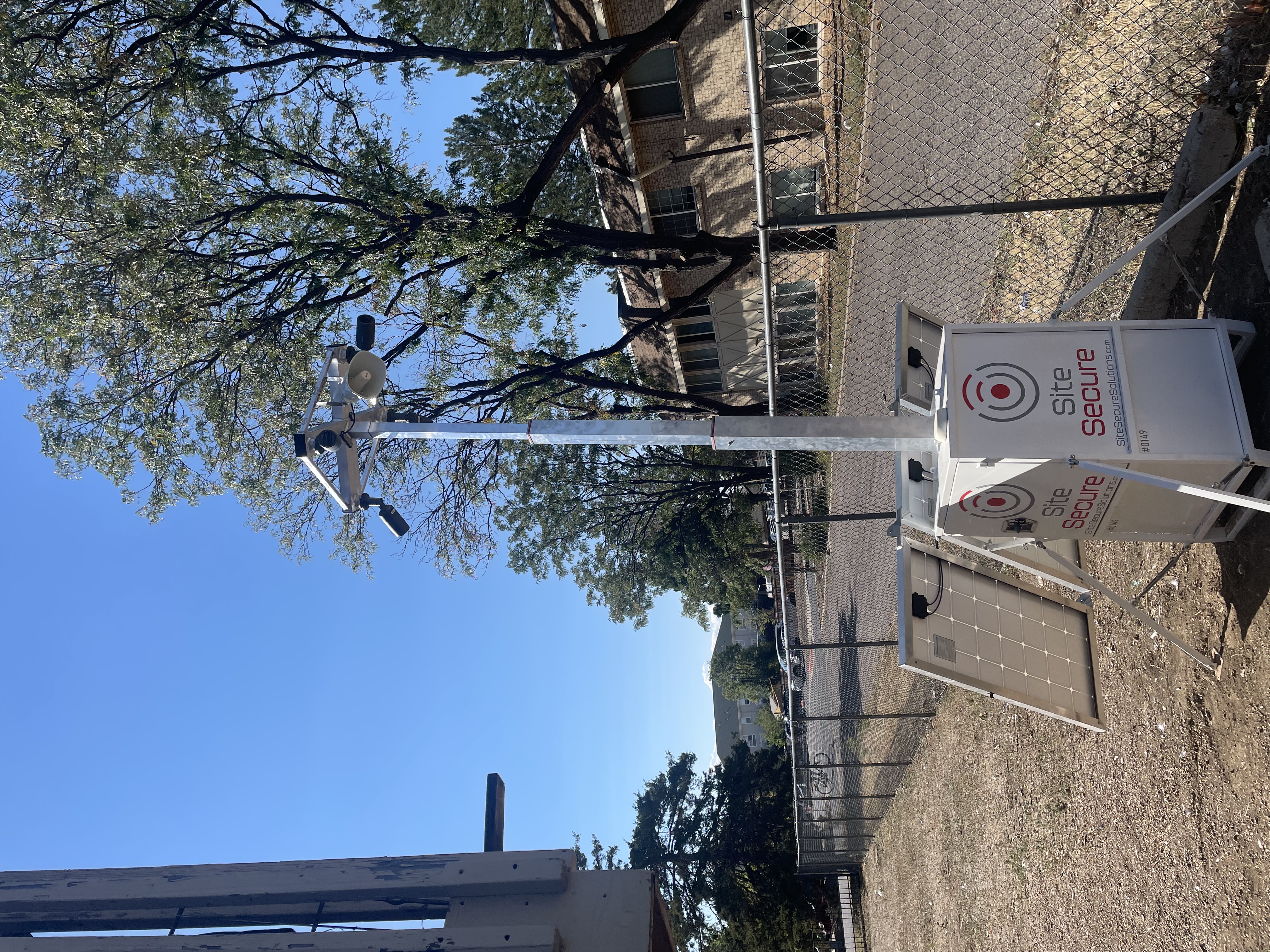 On Tuesday, the new receivership installed at least three cameras on the Whispering Pines property in Aurora. This one faces an entrance to one of three buildings. (CarolMcKinleyDenver Enterprise Reportercarol.mckinley@gazette.comhttps://denvergazette.com/content/tncms/avatars/5/c3/a0f/5c3a0fbe-1007-11ec-9e18-b7f42cfa4b0f.9565a0ce58866e86bcf18260621c2a46.png)