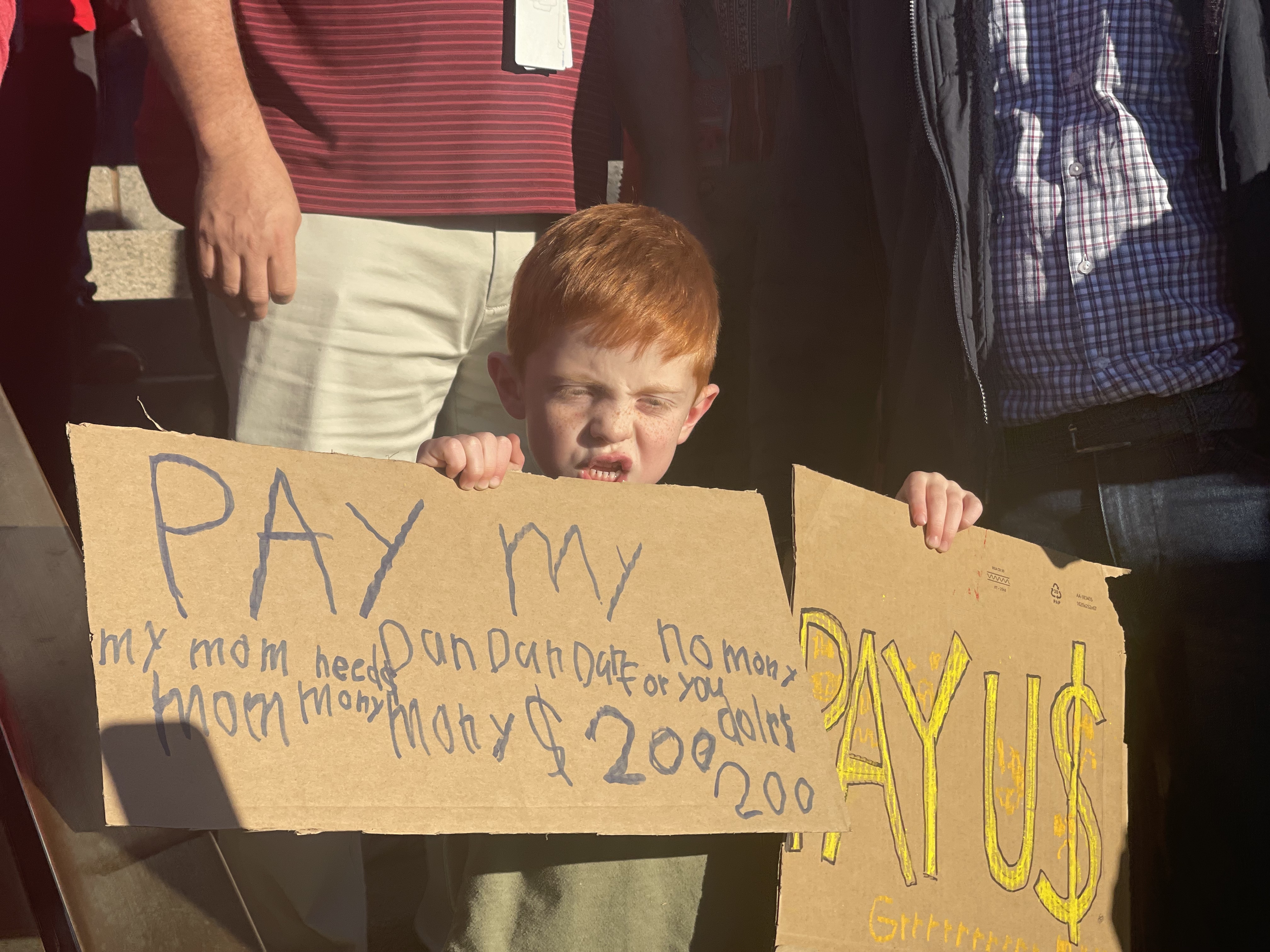FILE PHOTO: A Denver Public Schools’ educator’s child holds a handwritten sign during a rally on the capitol steps on Monday Oct. 21, 2024 to demand the full Cost of Living Adjustment union members say the district owes them. (NicoBrambilanico.brambila@denvergazette.comhttps://denvergazette.com/content/tncms/avatars/4/ec/74a/4ec74aa2-71b0-11ed-af6f-0f0ae7acf7b0.d52fca74e95503d77da50127c9ff4e2d.png)