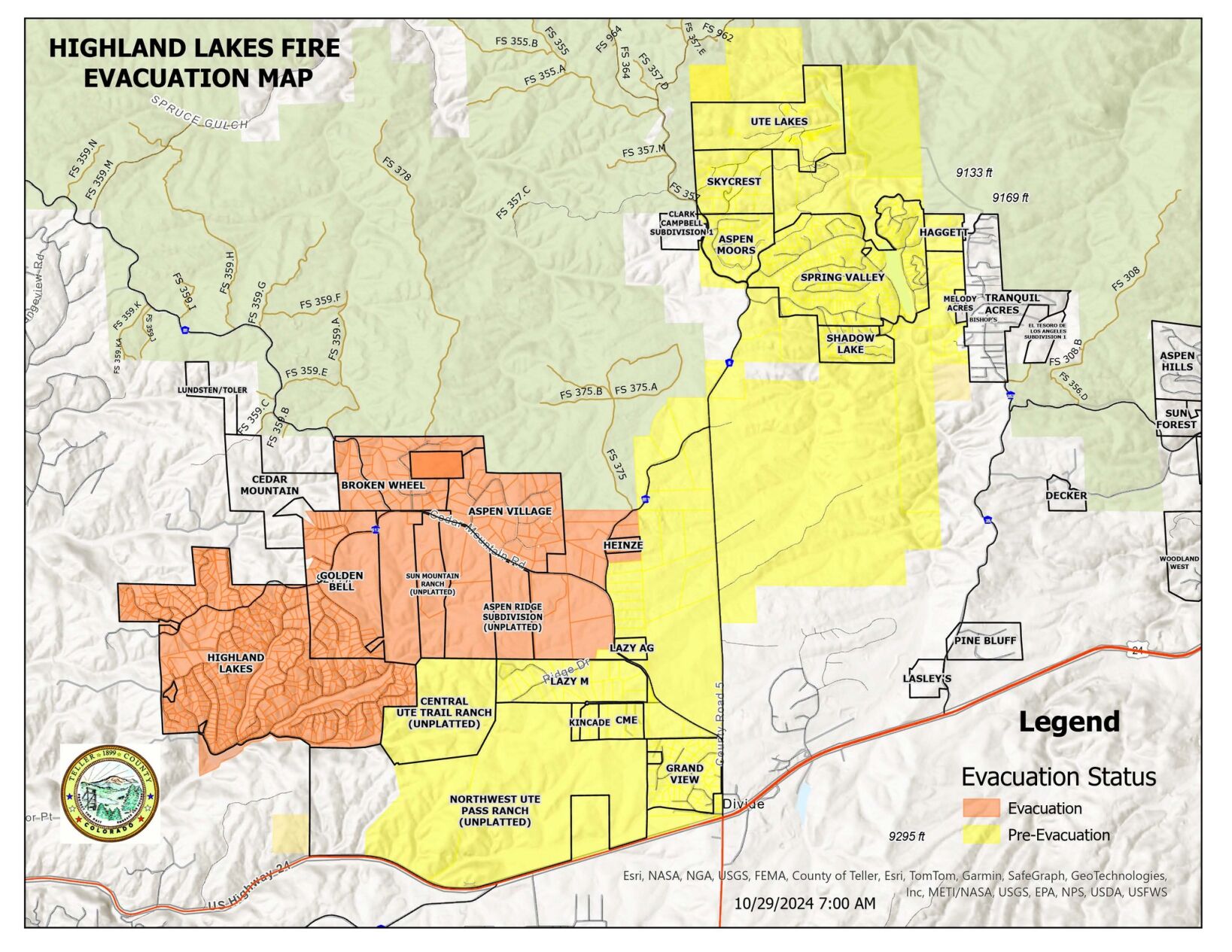 Highland Lakes fire updates: Wednesday’s latest developments, including increased containment