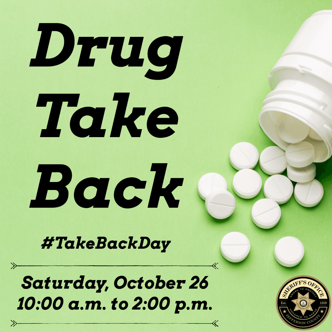Dispose of meds safely on National Prescription Drug Take Back Day, Oct. 26