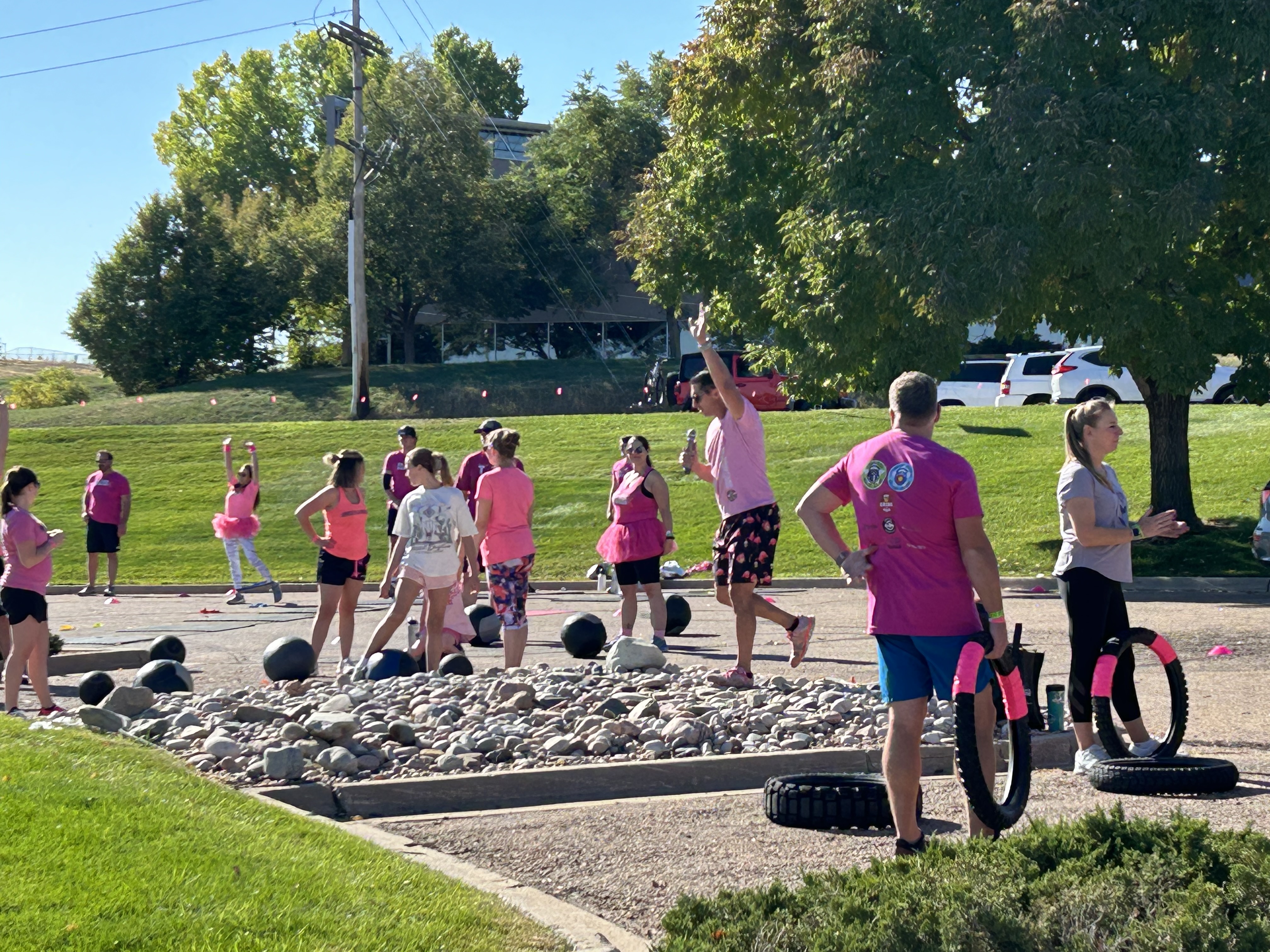Paul Chavez (arm raised) rallies the participants of the Brewery Boot Camp for Breast Cancer 2024 in Centennial on Oct. 5, 2024. (DennisHuspeniCity Editordennis.huspeni@gazette.comhttps://denvergazette.com/content/tncms/avatars/c/5a/fbd/c5afbd32-5030-11eb-bdef-030d9de52a9e.779683cee495ffe64766291c251a8894.png)