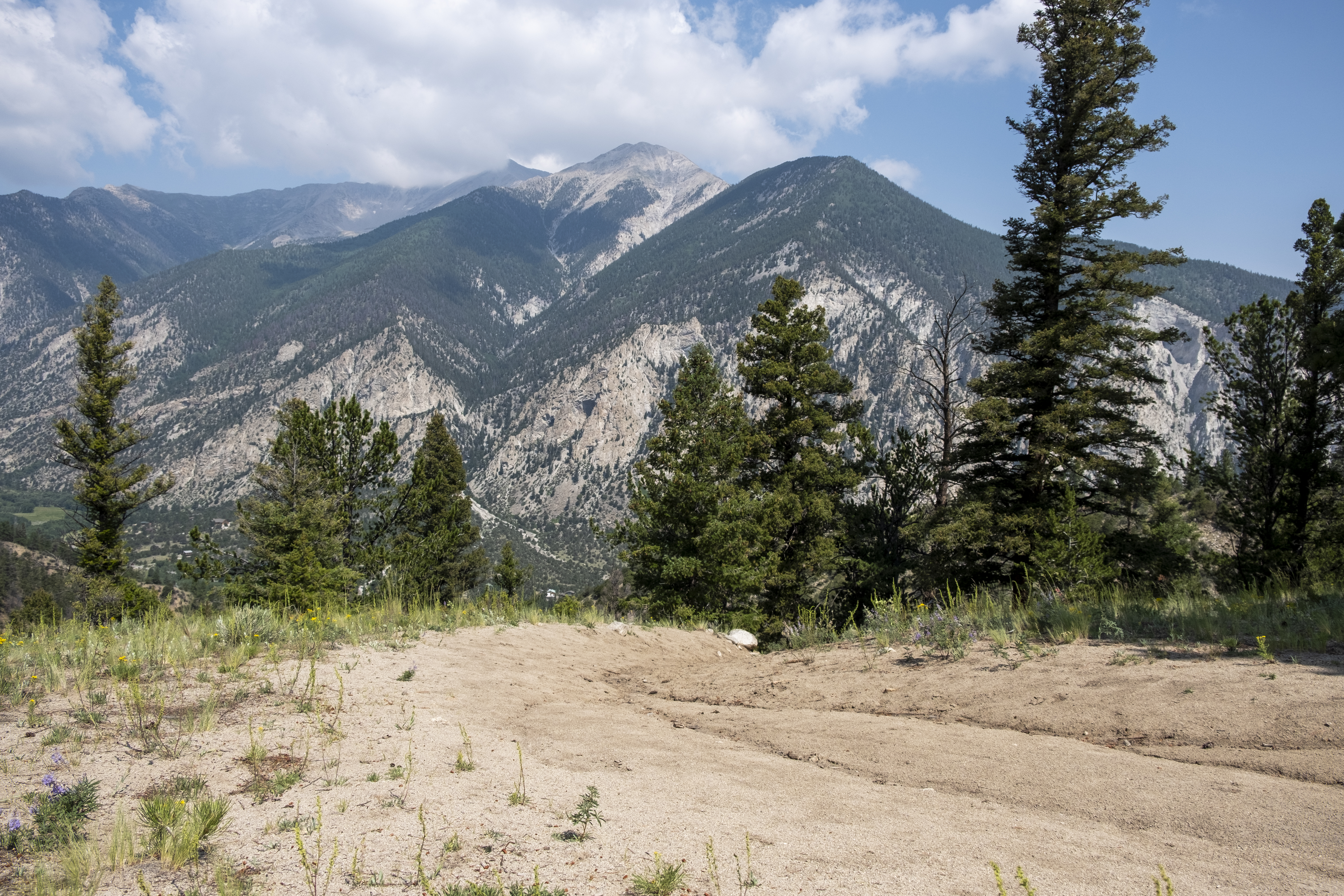 Mount Princeton is seen from Segment 14 of the Colorado Trail around mile 1 Monday, July 22, 2024. Segment 1's first 1.4 miles is a steep climb up from Chalk Creek on a sandy and eroded drainage to a high point where the fourteener can be seen. To combat heavy erosion due to usage and water run off, trail maintenance crews have built rock water bars across the trail to divert running water from continuous erosion on the trail. (JonathanIngrahamDigital Strategistjonathan.ingraham@denvergazette.comhttps://denvergazette.com/content/tncms/avatars/c/dd/7f0/cdd7f086-b693-11ec-b373-bba598953eb6.fc0f5608a6f1144f64f080f771bd904d.png)