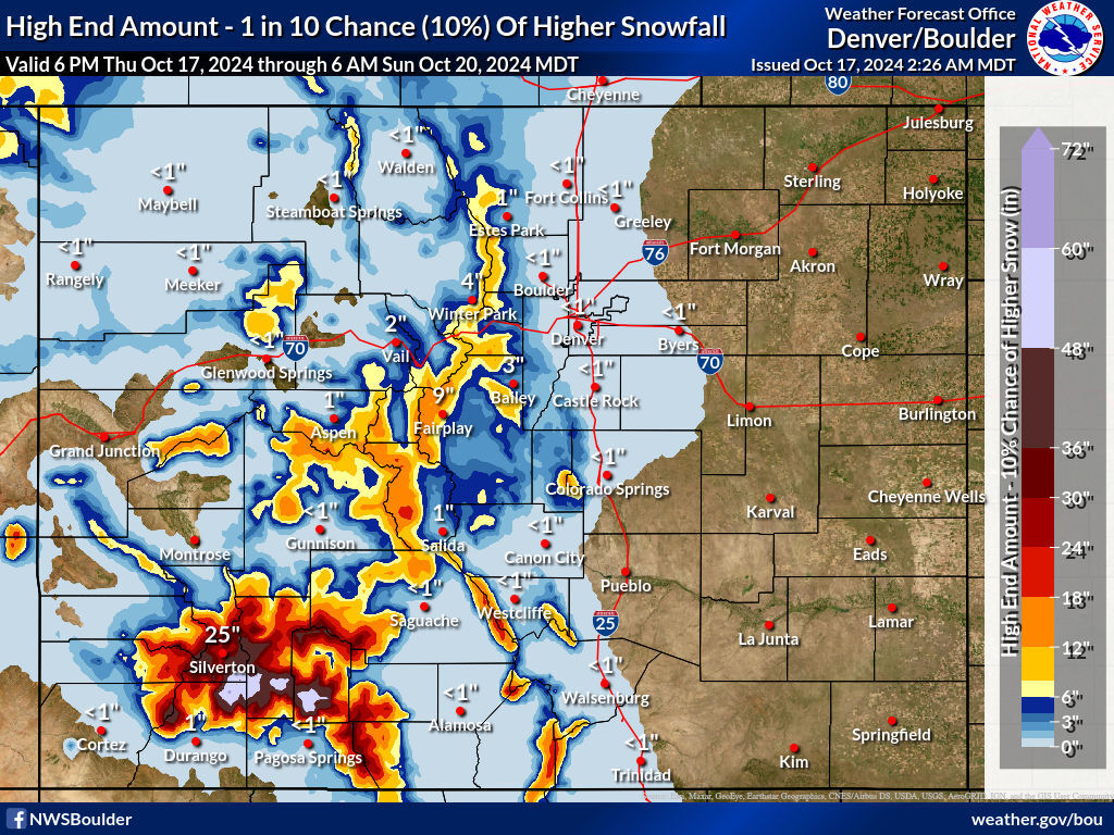60-plus inches of snow could fall in upcoming Colorado blizzard