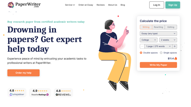 PaperWriter expert help image