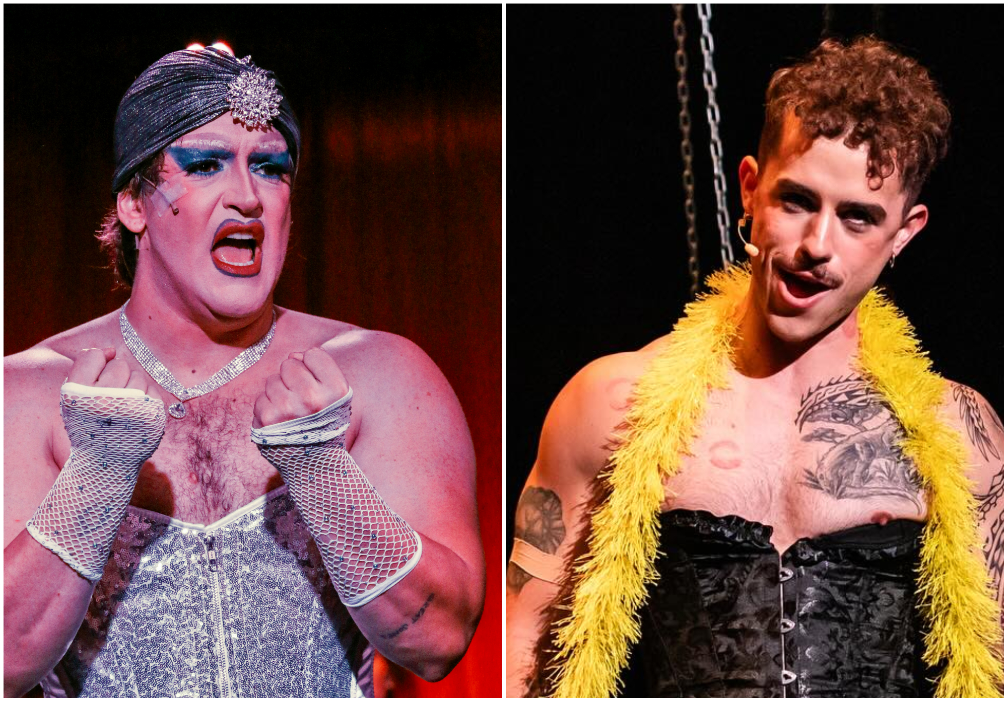 Patric Case, left, plays Dr. Frank 'N' Furter in Beehive Productions'