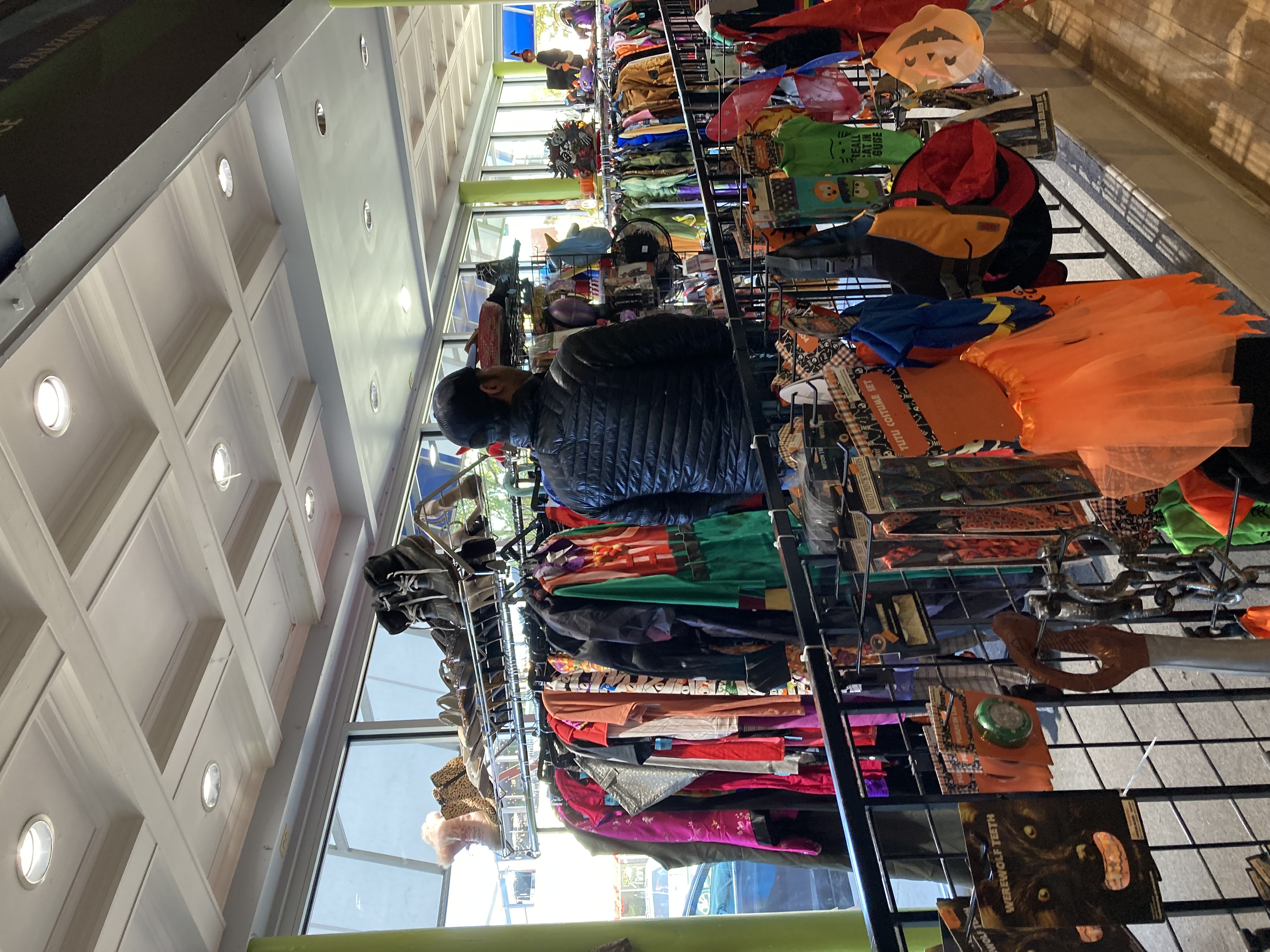 The downtown Goodwill Colorado store at 21 South Broadway is overflowing with costumes. This photo was taken on Oct. 25, 2024. Most Halloween holiday parties will happen this weekend. (Ashley Furst)