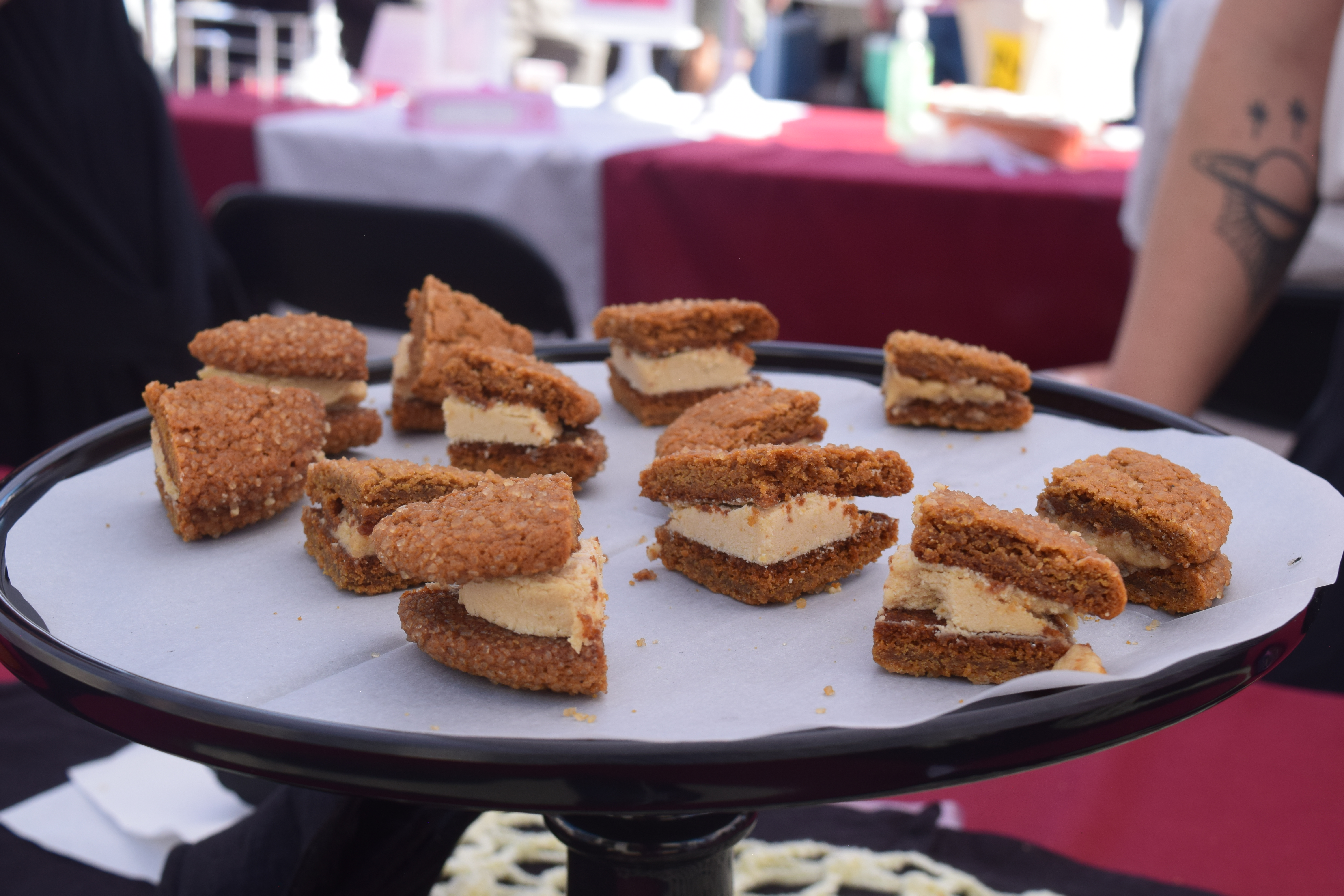 Kelsey Mayfield, a baker from New Orleans who moved to Denver last year, showed off her vegan ginger and miso maple cookies at the Denver Bake Fest on Saturday. (SageKelleyJefferson County Reportersage.kelley@denvergazette.comhttps://denvergazette.com/content/tncms/avatars/e/5f/457/e5f45740-2717-11ee-85b2-ab80f2d36252.5b966c1d2ce4987987665d57c237eda4.png)