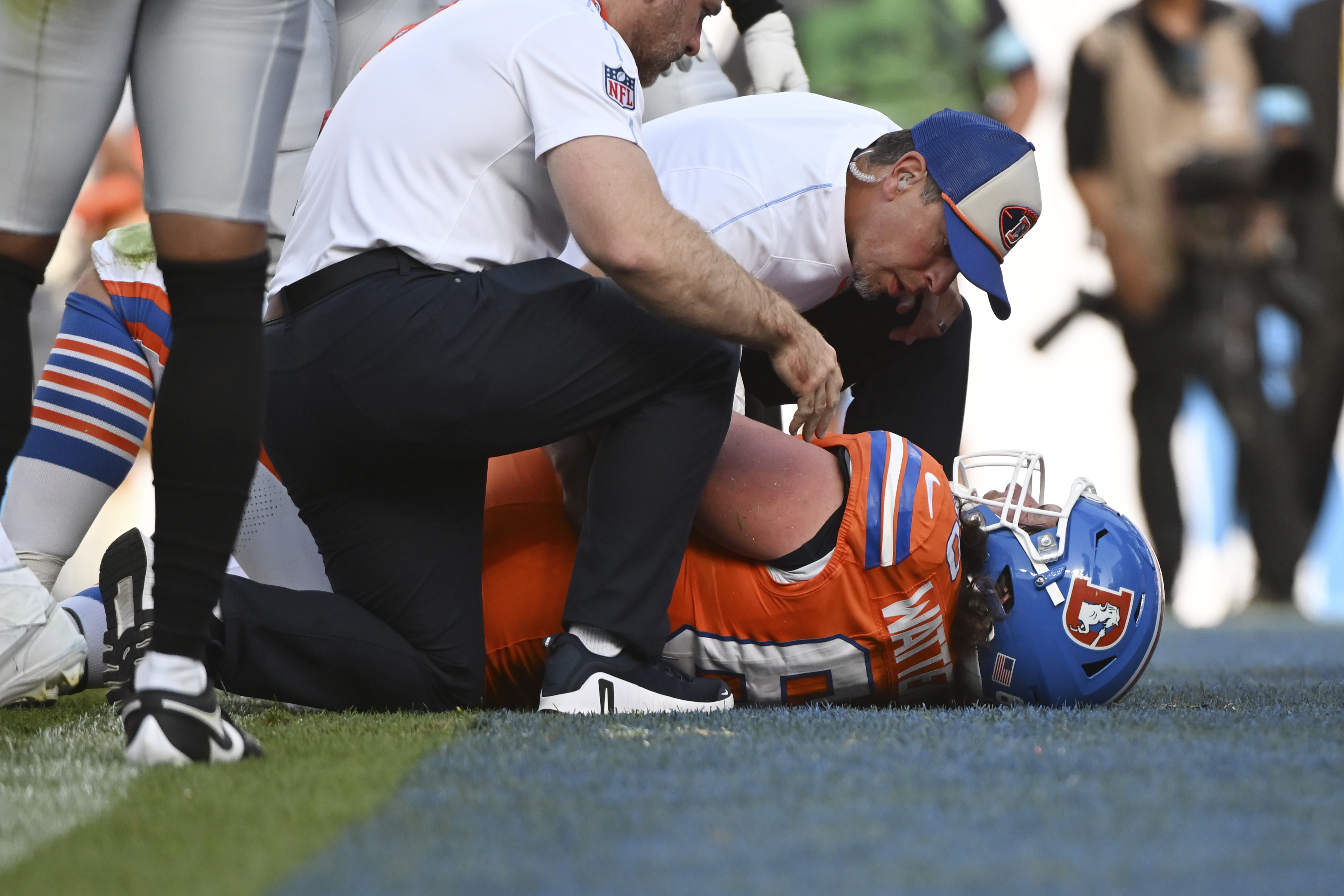 Broncos offensive line depth will likely be tested against Chargers