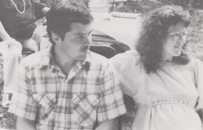 Robert Mathews and former mistress Zilla Craig, shown here pregnant in 1984, later told a jury that Mathews ordered the death of Alan Berg. (COURTESY ZILLA CRAIG VIA KEVIN FLYNN)