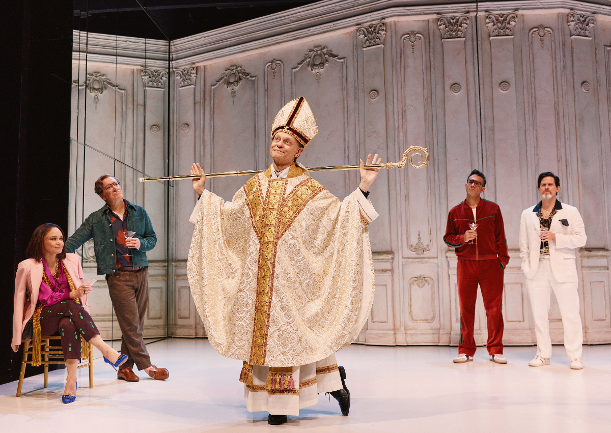 David Hyde Pierce performed in the world-premiere staging of Stephen Sondheim's final musical, 