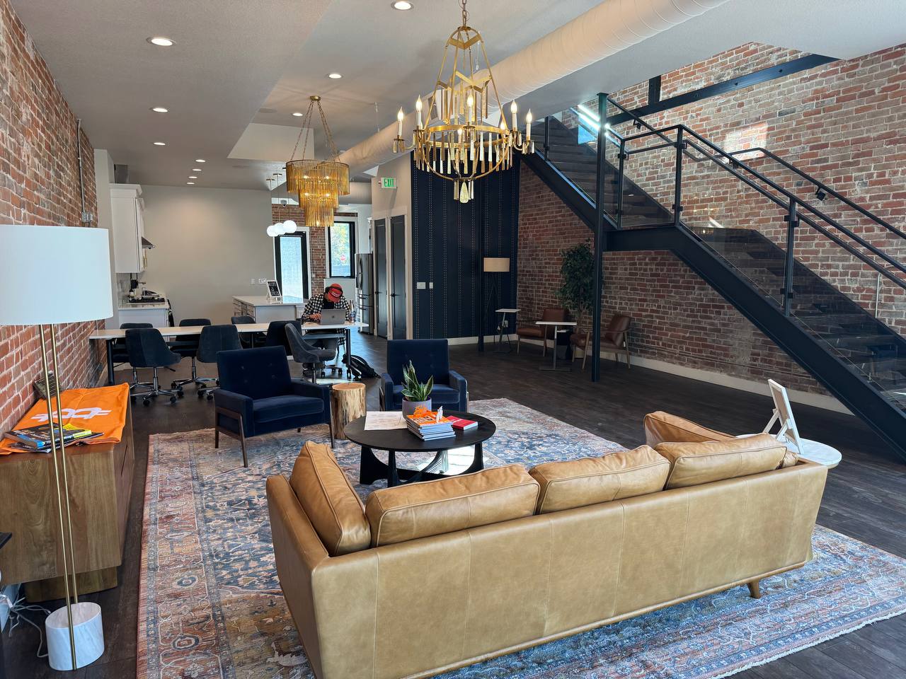 Inside The Space, the bitcoin community hub, and co-working space, that opened in Denver in October 2024. (Courtesy photo, The Space)