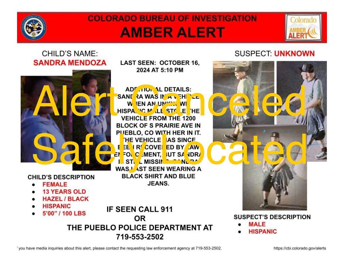 UPDATE: Teen located, Amber alerted canceled
