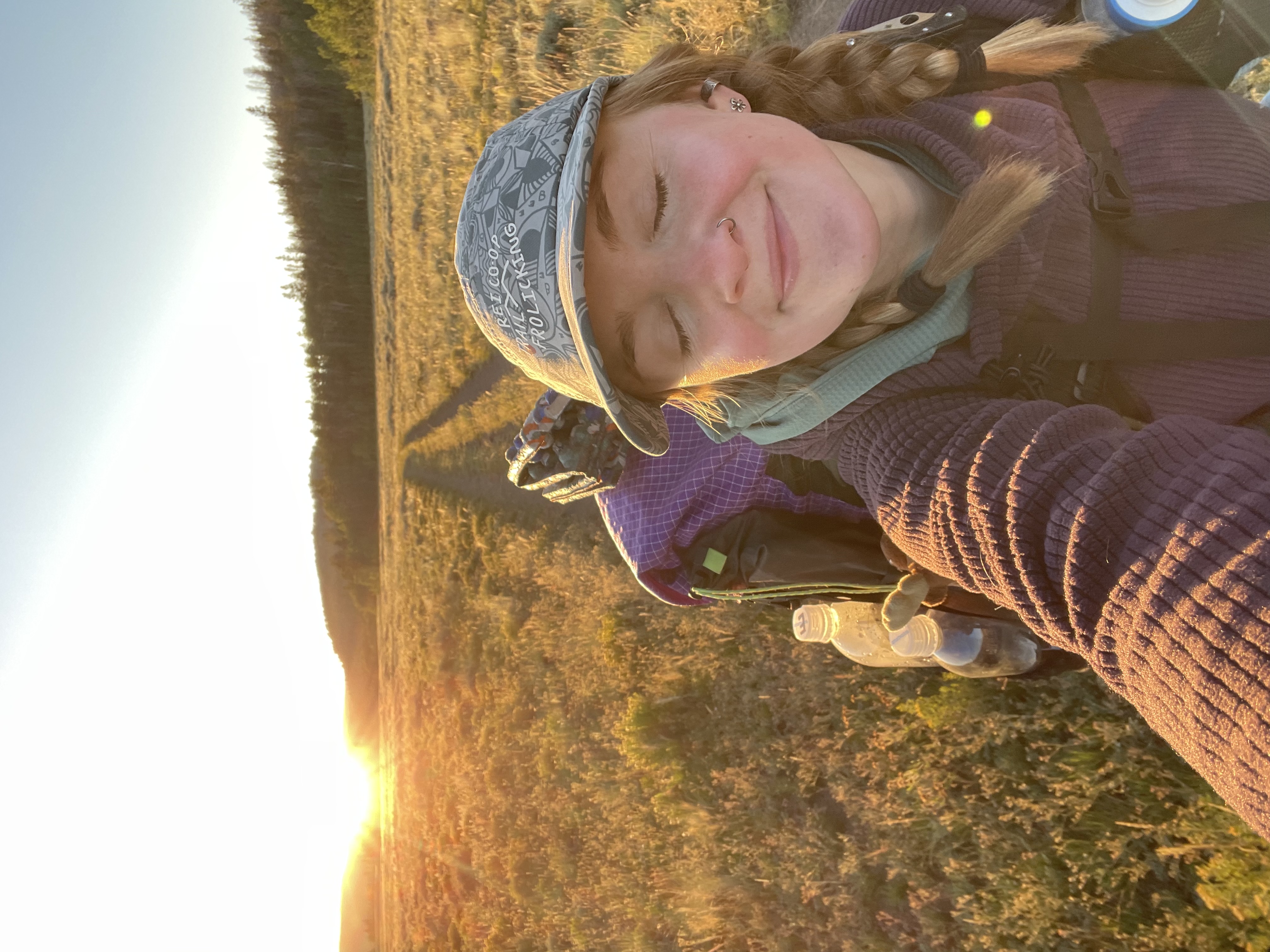 Kyla Pearce smiles for a selfie at sunrise in segment 18 of the Colorado Trail. (KylaPearceAurora reporterkyla.pearce@denvergazette.comhttps://denvergazette.com/content/tncms/avatars/2/16/1e5/2161e54a-3f47-11ed-bc0c-ff41892600ae.4fb8f678b9b96eab286c33c5af828fe7.png)