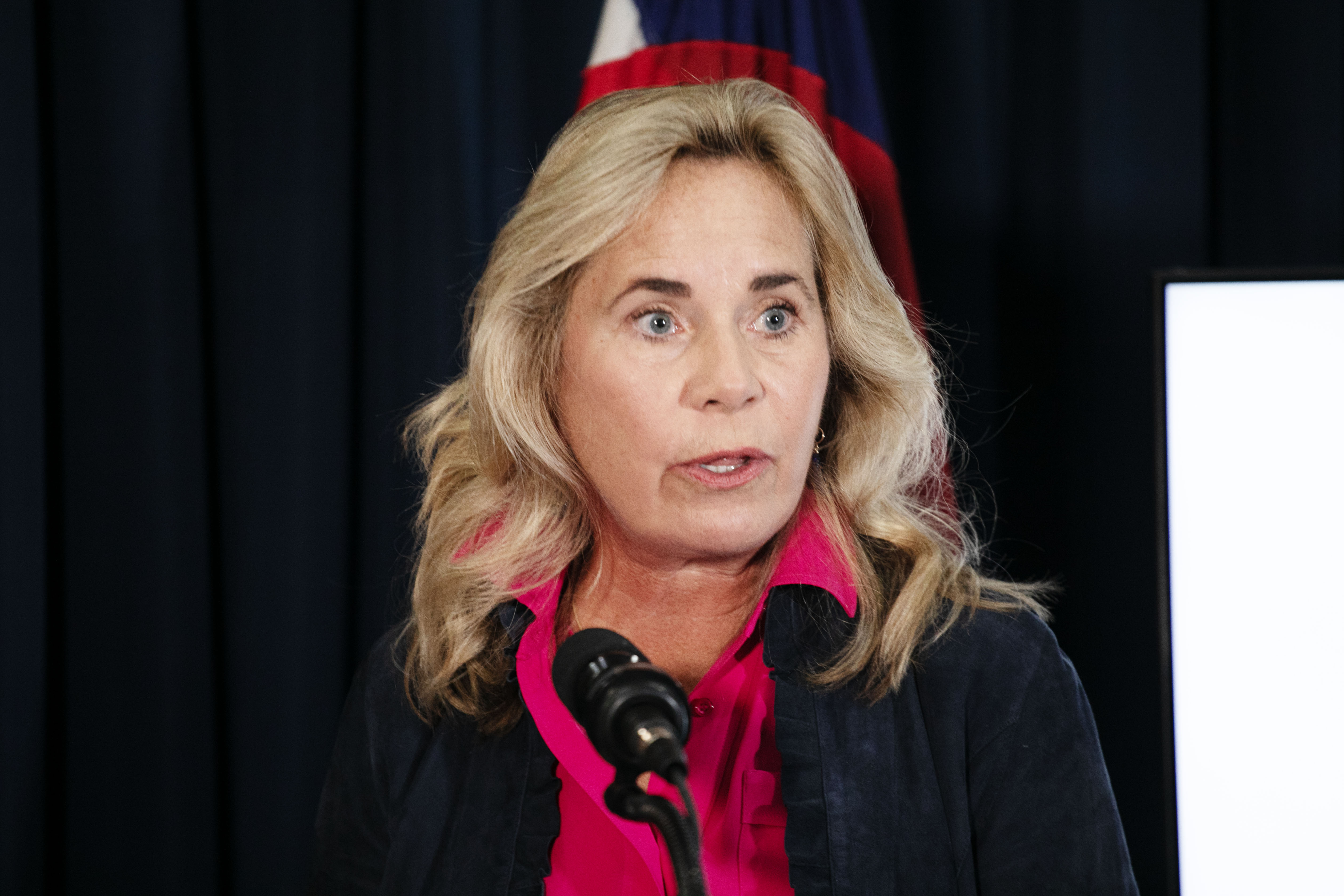 Cynthia Fisher, the founder of Patient Rights Advocate, speaks at a press conference addressing media on her non-profit's new healthcare cost comparison tool for Colorado healthcare patients alongside Gov. Jared Polis and Lt. Gov. Dianne Primavera from the Colorado State Capitol on Tuesday, Oct. 22, 2024 (TomHellauerMultimedia Producertom.hellauer@denvergazette.comhttps://denvergazette.com/content/tncms/avatars/f/9e/622/f9e6228a-3b6b-11ed-bf10-fbb71fa8e421.f54b911252c540f1d61709edc4727a39.png)