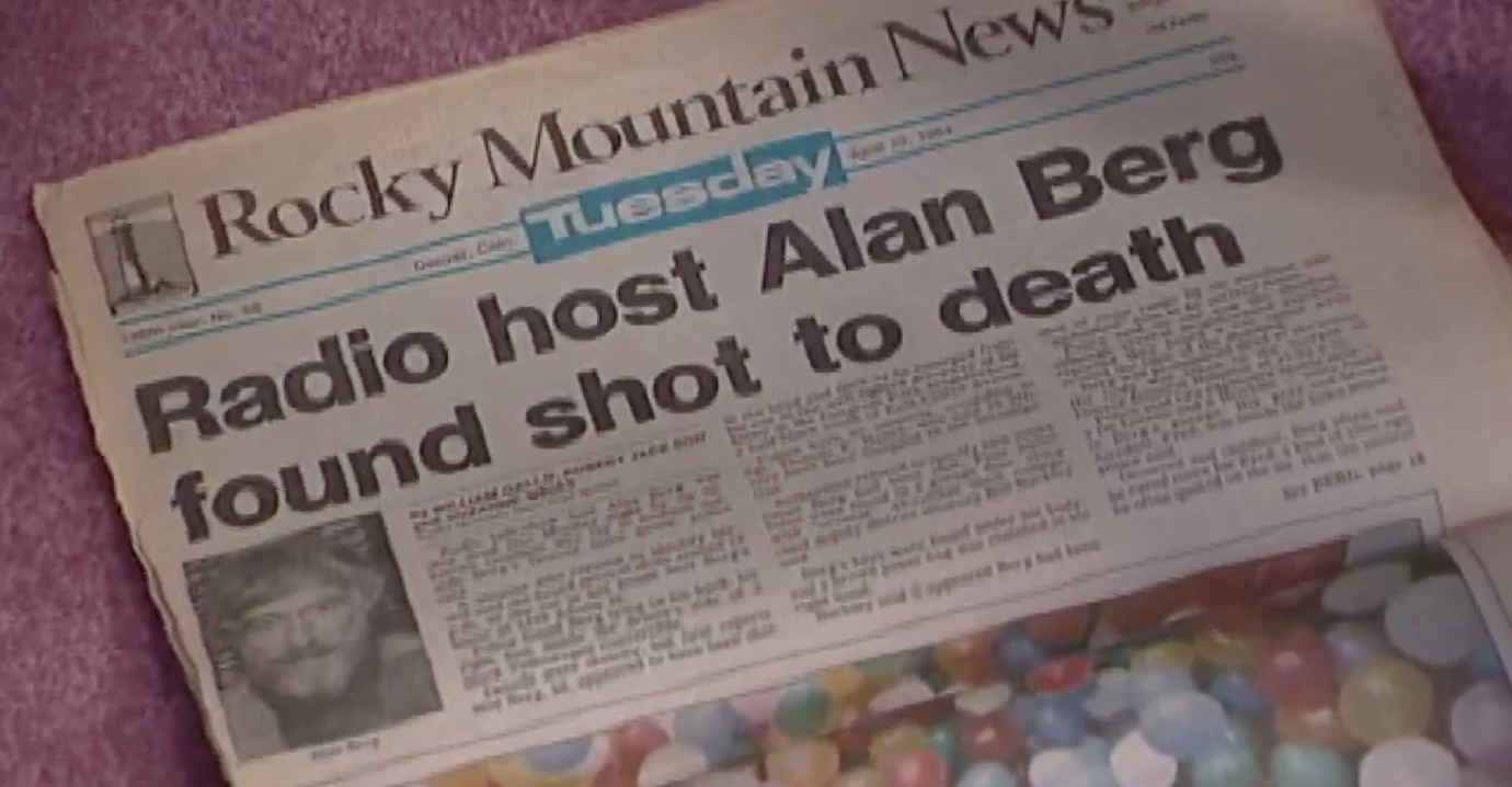 The cover of the Rocky Mountain News after Alan Berg was assassinated on June 18, 1984. (FILE PHOTO)