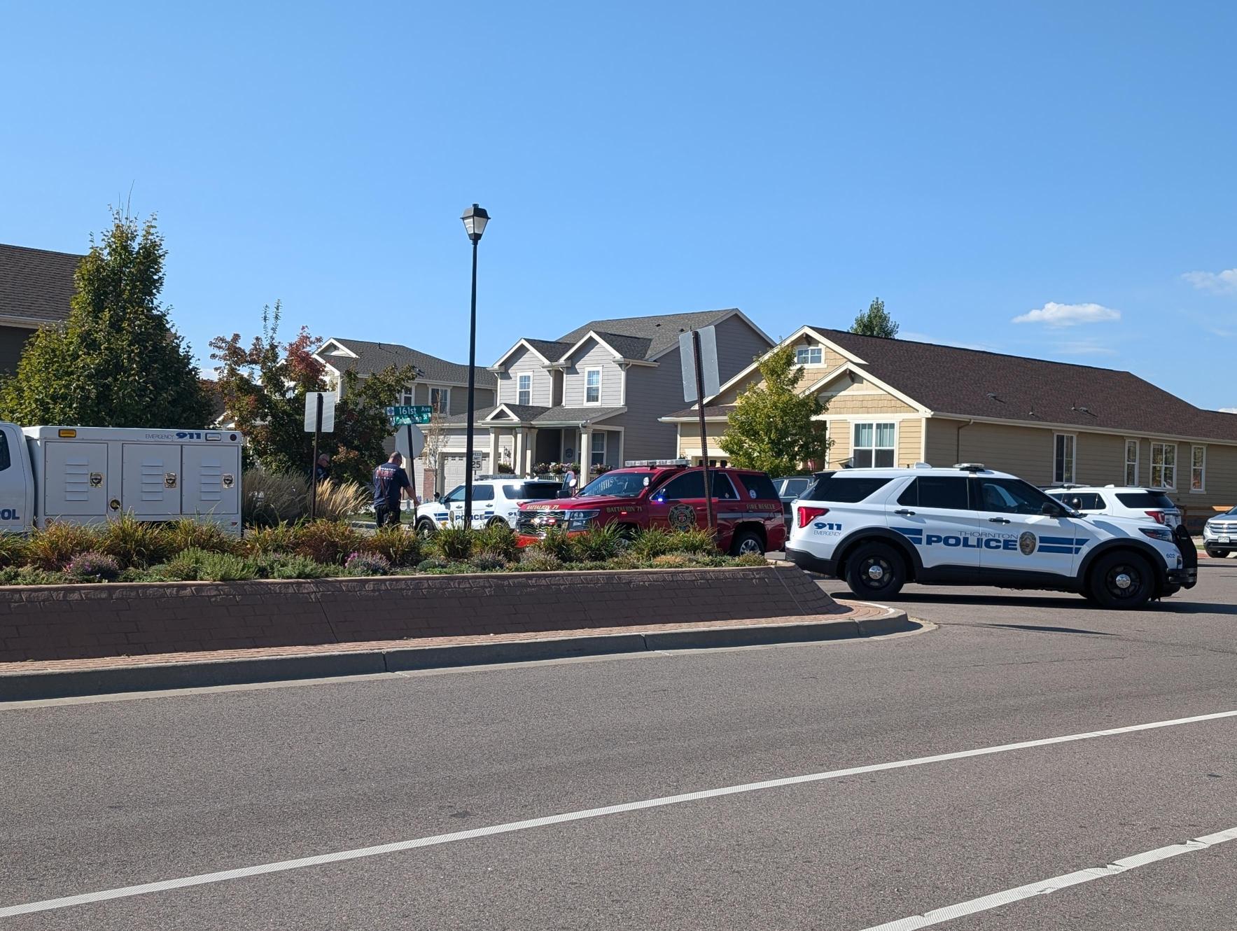 Thornton Police Department patrol vehicles block of a neighborhood in Thornton Wednesday morning for a standoff situation where two officers were shot. The standoff ended by 11 a.m. (SageKelleyJefferson County Reportersage.kelley@denvergazette.comhttps://denvergazette.com/content/tncms/avatars/e/5f/457/e5f45740-2717-11ee-85b2-ab80f2d36252.5b966c1d2ce4987987665d57c237eda4.png)