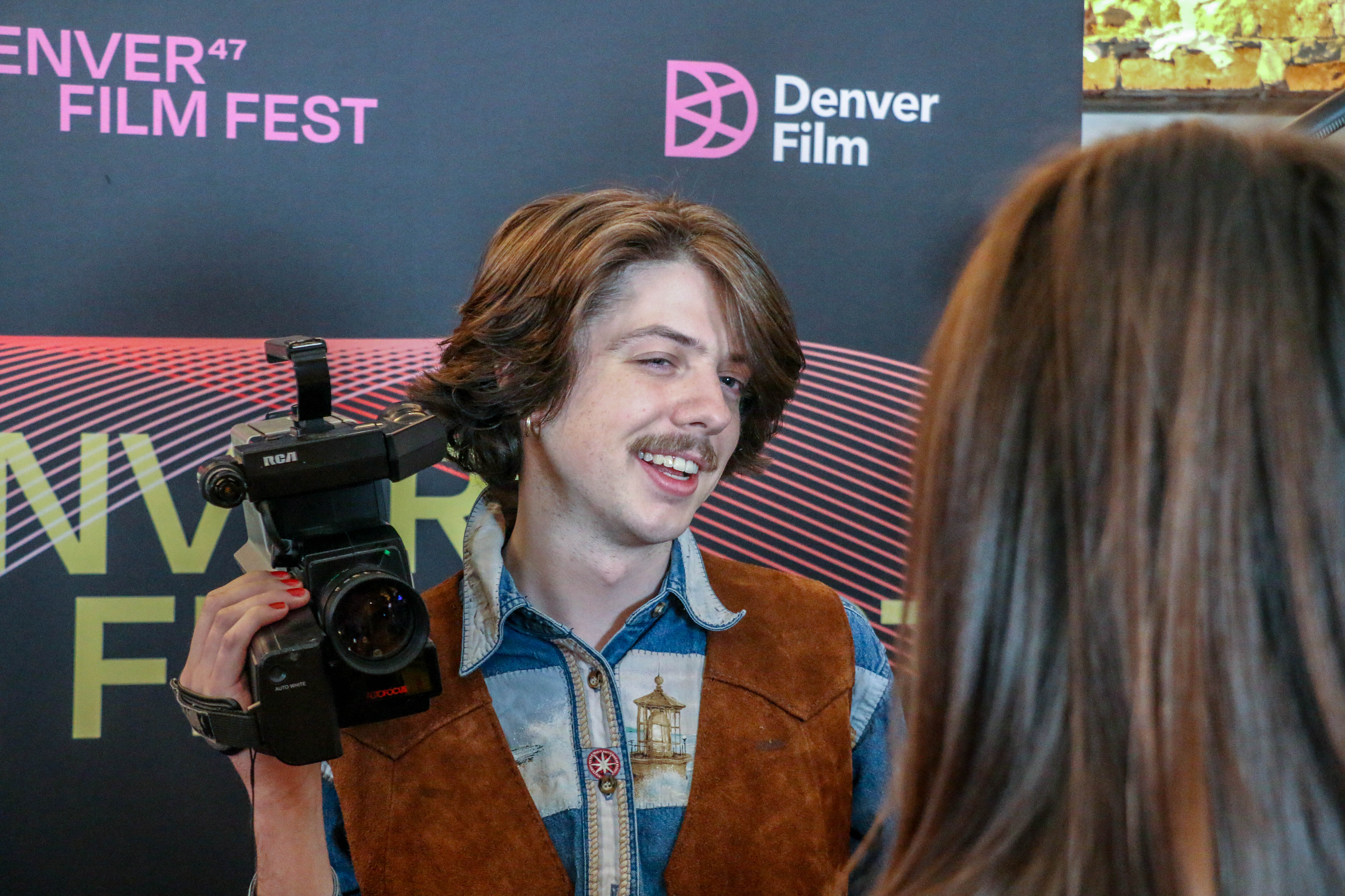 The 47th Denver Film Festival opened Nov. 1, 2024, with a red-carpet rollout at the MCA Denver Holiday Theatre. Pictured is Denver's Jack Cosgriff, director of a short film titled 