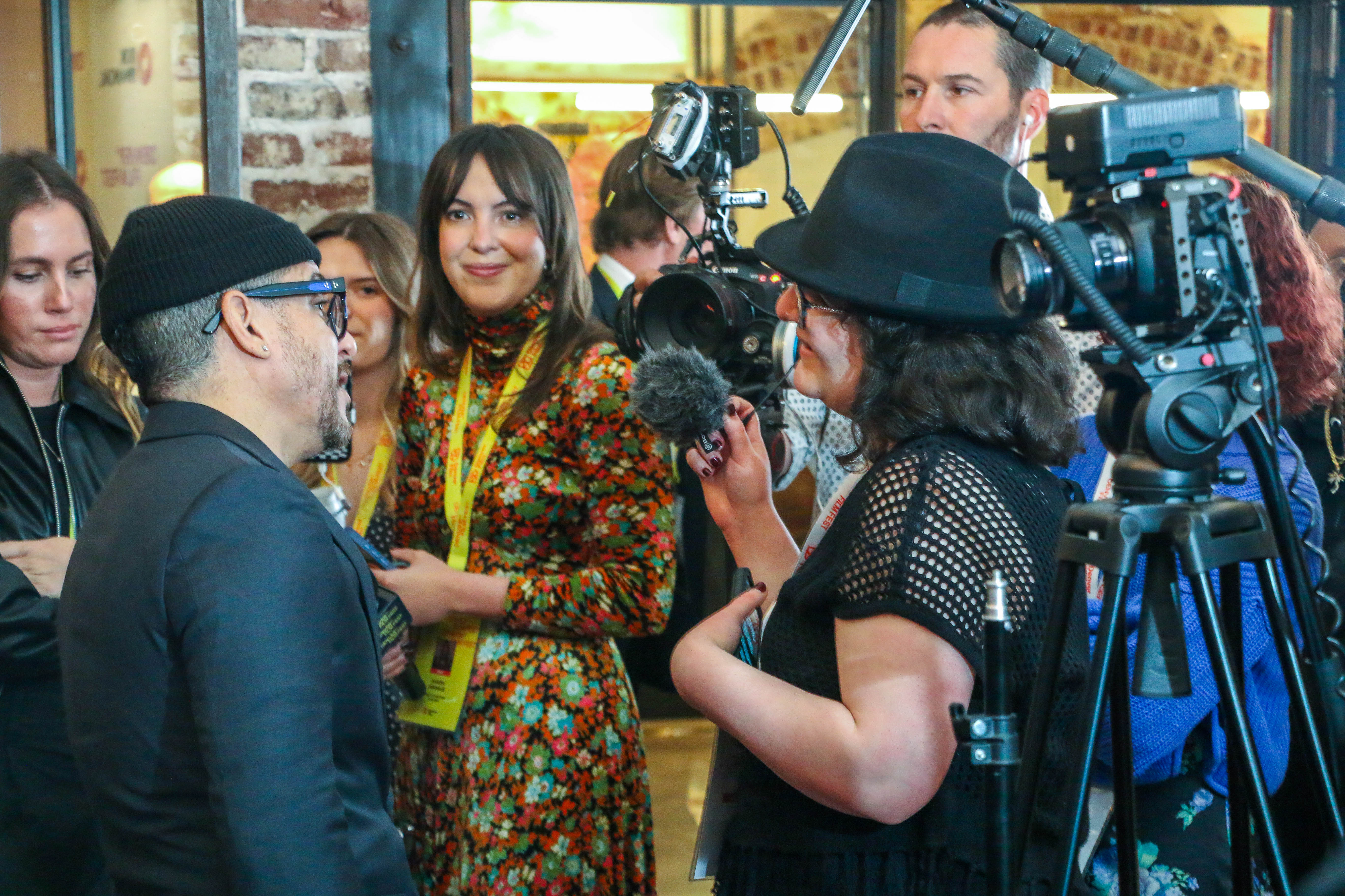 The 47th Denver Film Festival opened on Friday night with a red-carpet rollout at the MCA Denver Holiday Theatre that included honored guest Virgil Williams, above left. Williams co-wrote the sold-out opening centerpiece film, 