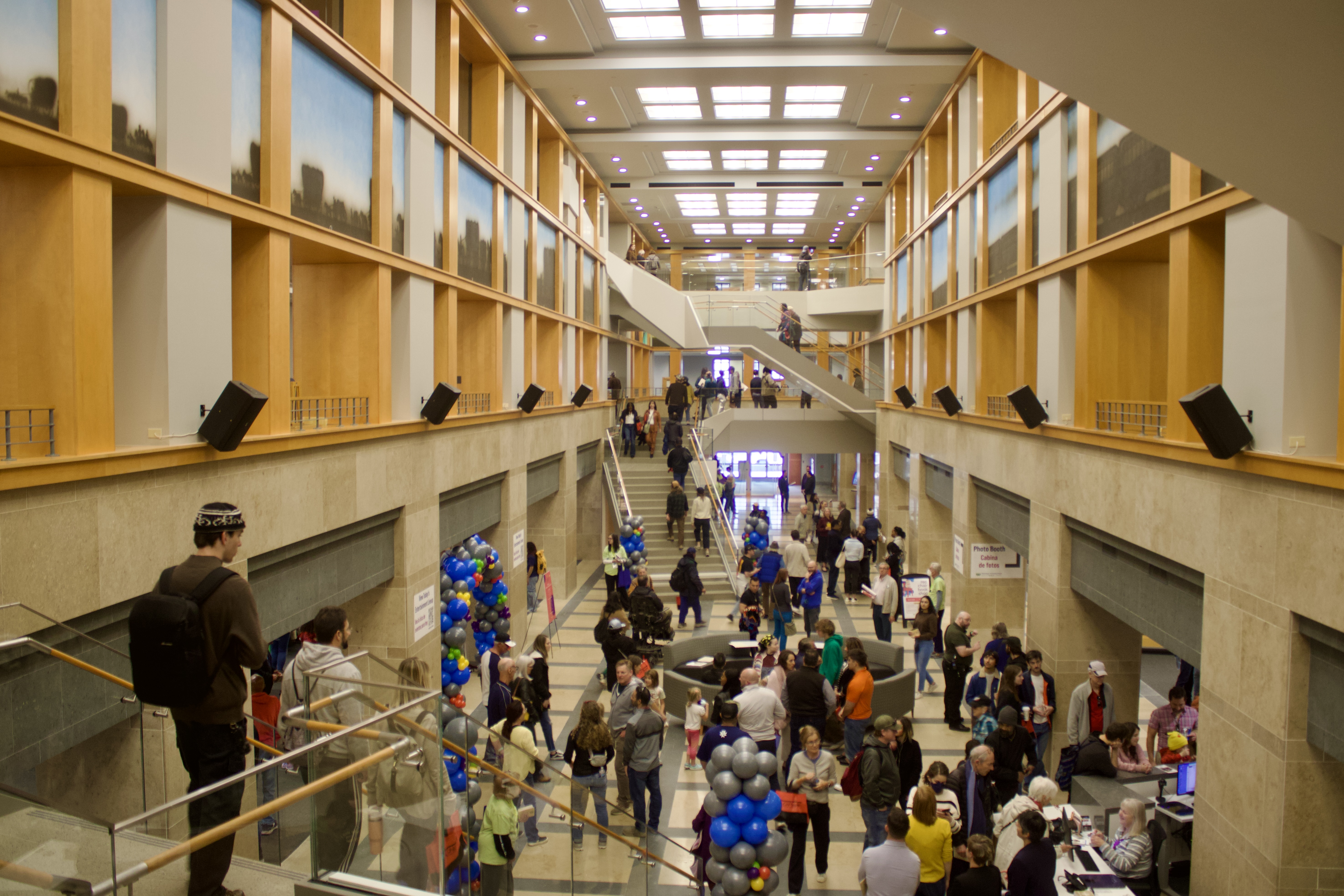 FILE PHOTO: Library patrons fill the atrium during the grand reopening of the Denver Central Library on Sunday, Nov. 3 in Denver, Colorado. (NoahFestensteinCity Government Reporternoah.festenstein@denvergazette.comhttps://denvergazette.com/content/tncms/avatars/9/f0/326/9f032698-379f-11ee-8053-8bacbed4931f.60984dba383441d9647e0e740a08a8e6.png)
