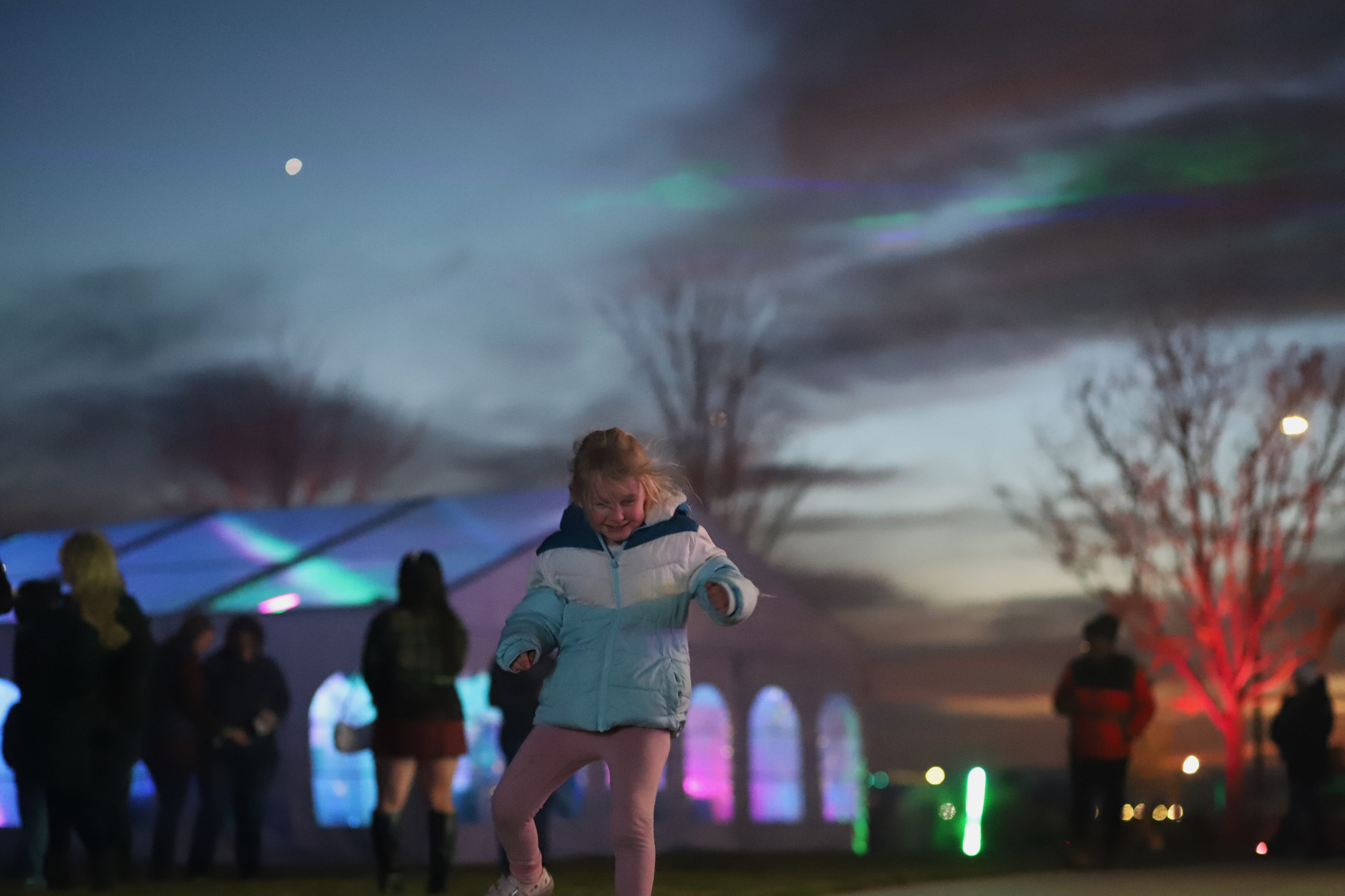 Sophia Riley, 5, dances to live music below an LED recreation of the Aurora Borealis at the Aurora Borealis Festival on Nov. 1, 2024. (KylaPearceAurora reporterkyla.pearce@denvergazette.comhttps://denvergazette.com/content/tncms/avatars/2/16/1e5/2161e54a-3f47-11ed-bc0c-ff41892600ae.4fb8f678b9b96eab286c33c5af828fe7.png)