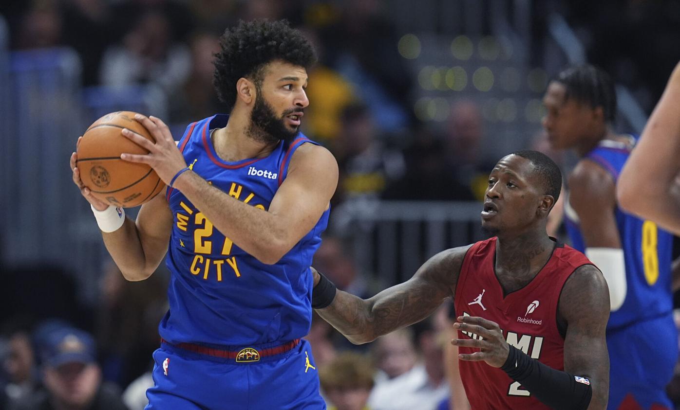 Jamal Murray starts slow, finishes hot in Denver Nuggets’ win over Miami Heat