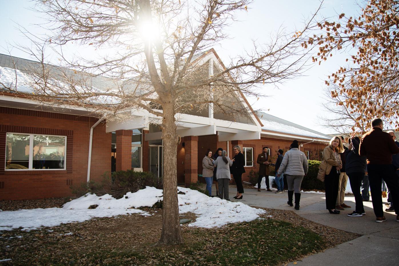 Local leaders tour the Family Tree's new facility in Aurora, Colo.