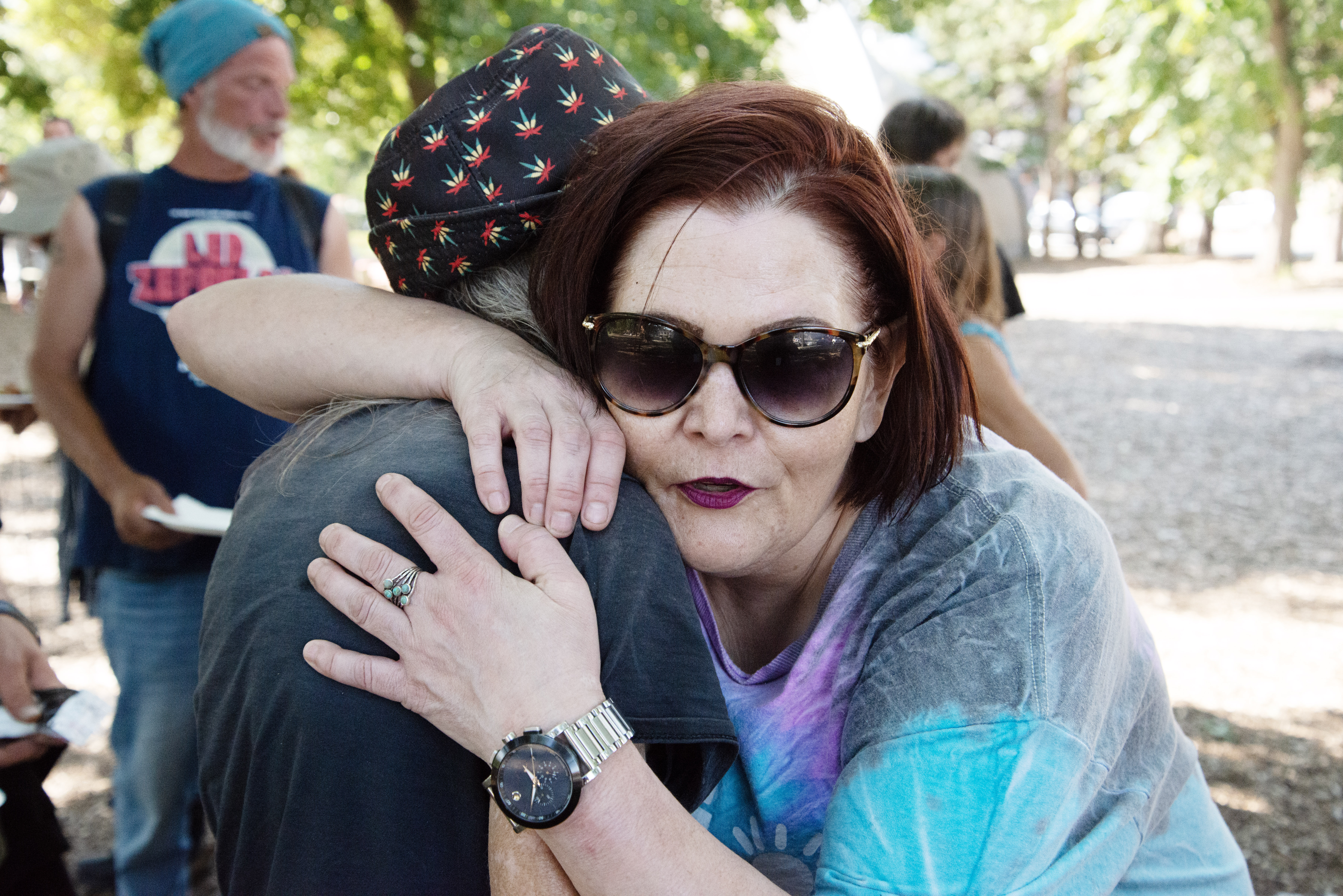 Jennifer Livovich, right, hugs Keith Scazafavo during a weekly event with Streetscape Boulder handing out food and other essential items in downtown Boulder, Colo. on Friday, Oct. 27, 2024. (TomHellauerMultimedia Producertom.hellauer@denvergazette.comhttps://denvergazette.com/content/tncms/avatars/f/9e/622/f9e6228a-3b6b-11ed-bf10-fbb71fa8e421.f54b911252c540f1d61709edc4727a39.png)