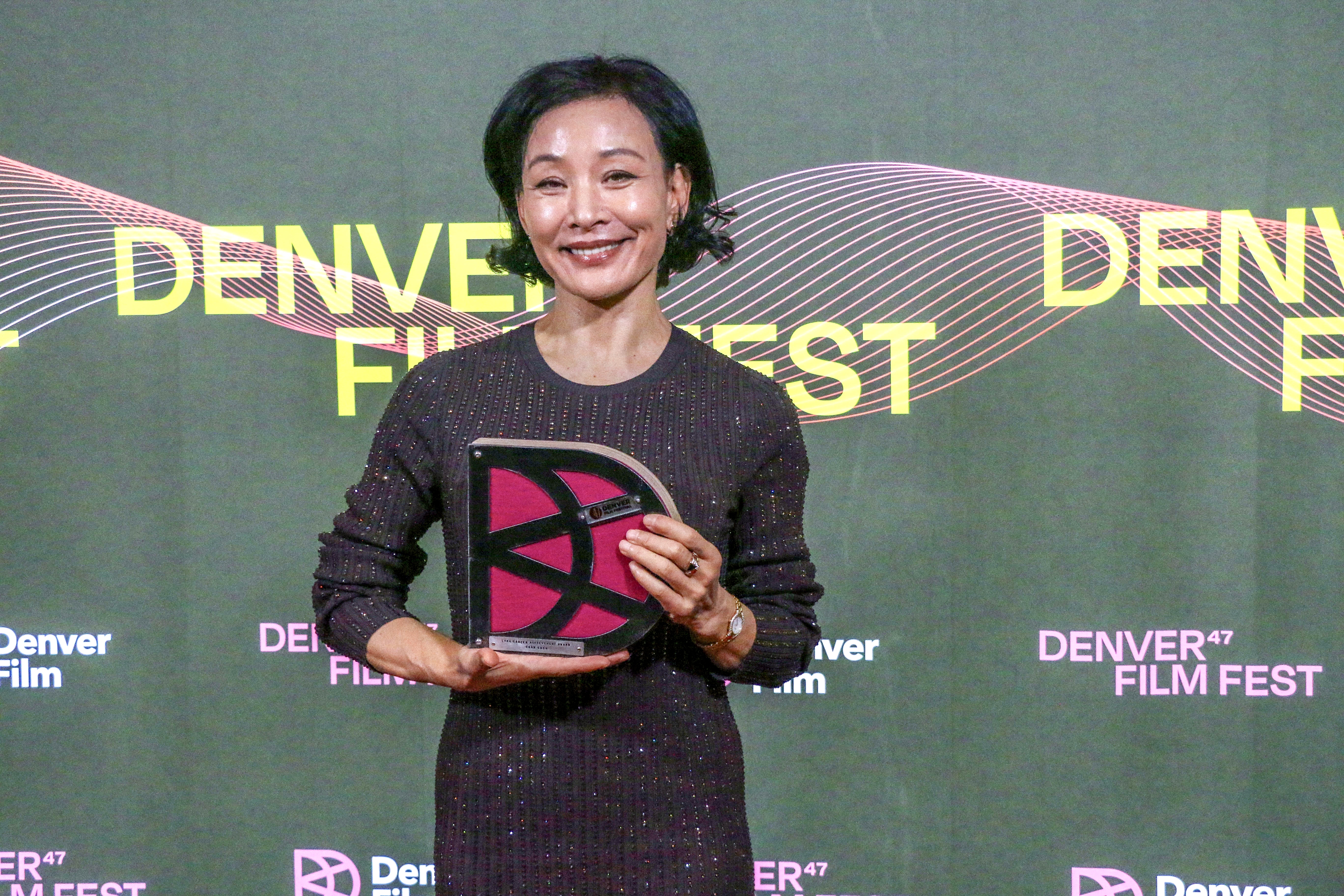 Joan Chen brought the 2024 Denver Film Festival to a close on Sunday with her acceptance of Denver Film's Career Achievement Award and a screening of her current film,
