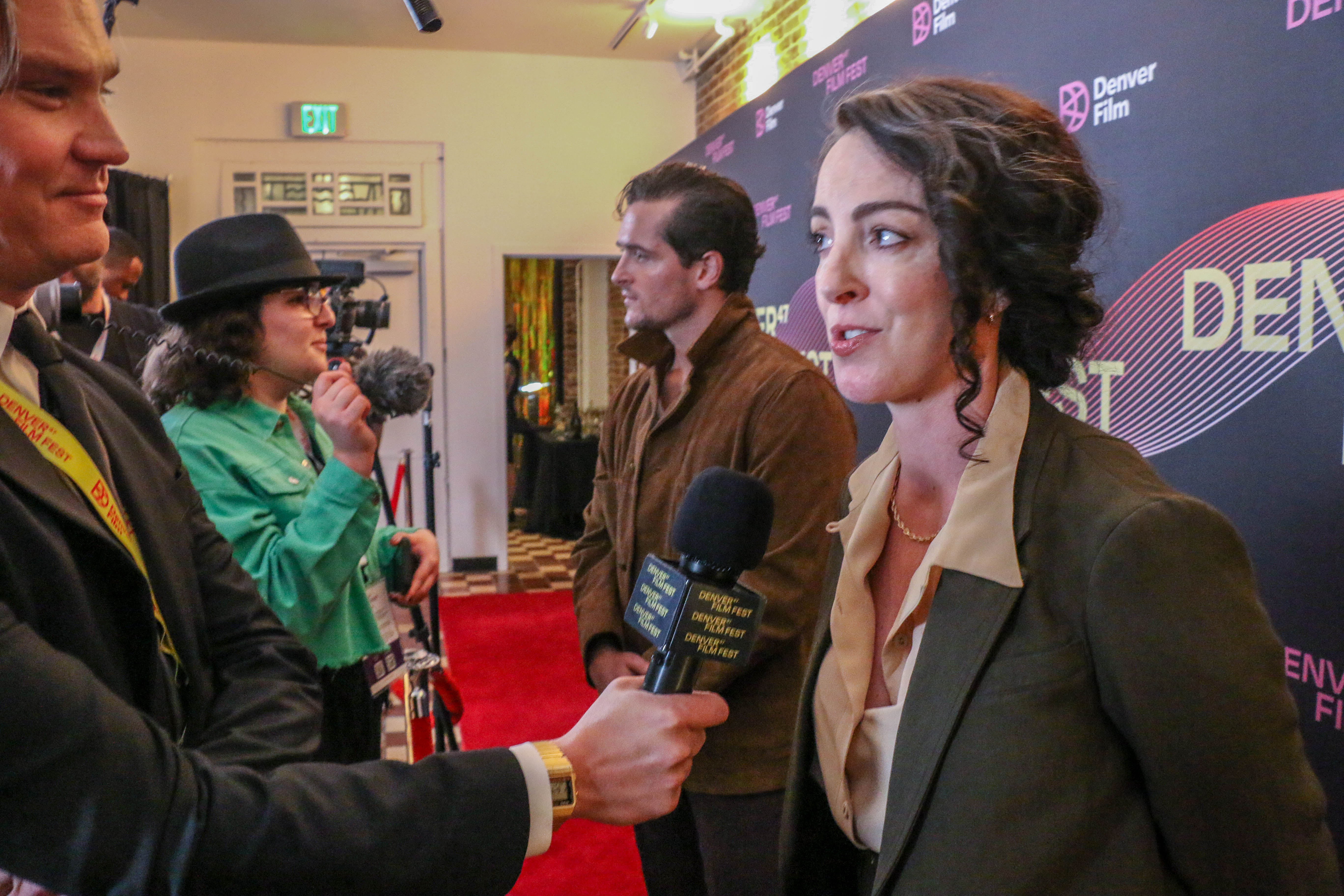 Siblings Juddah and Taylor McFadden at opening night of the Denver Film Festival on Nov. 1, 2024 at the MCA Denver's Holiday Theatre. Juddah plays a supporting role in 
