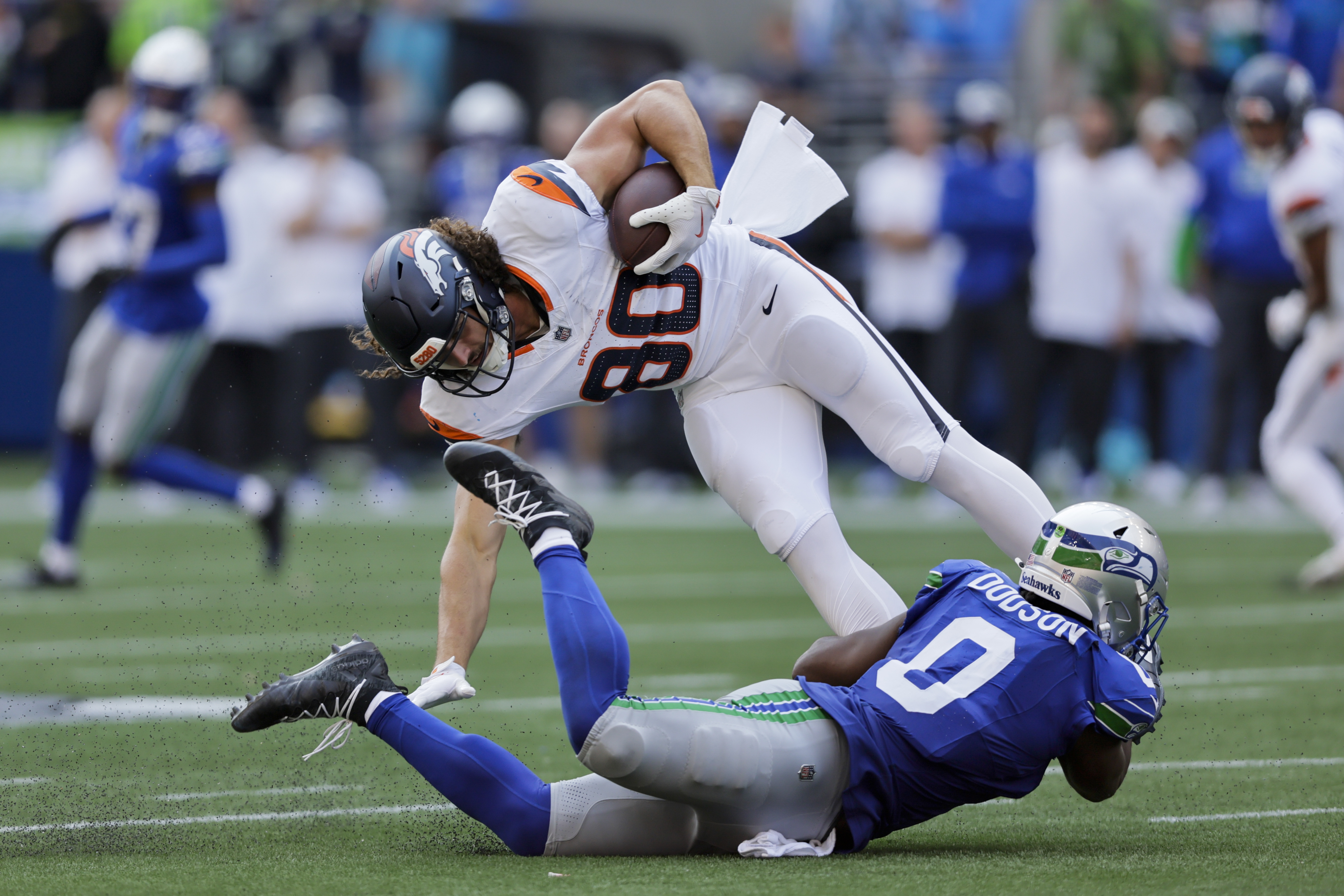 Denver Broncos waive tight end Greg Dulcich