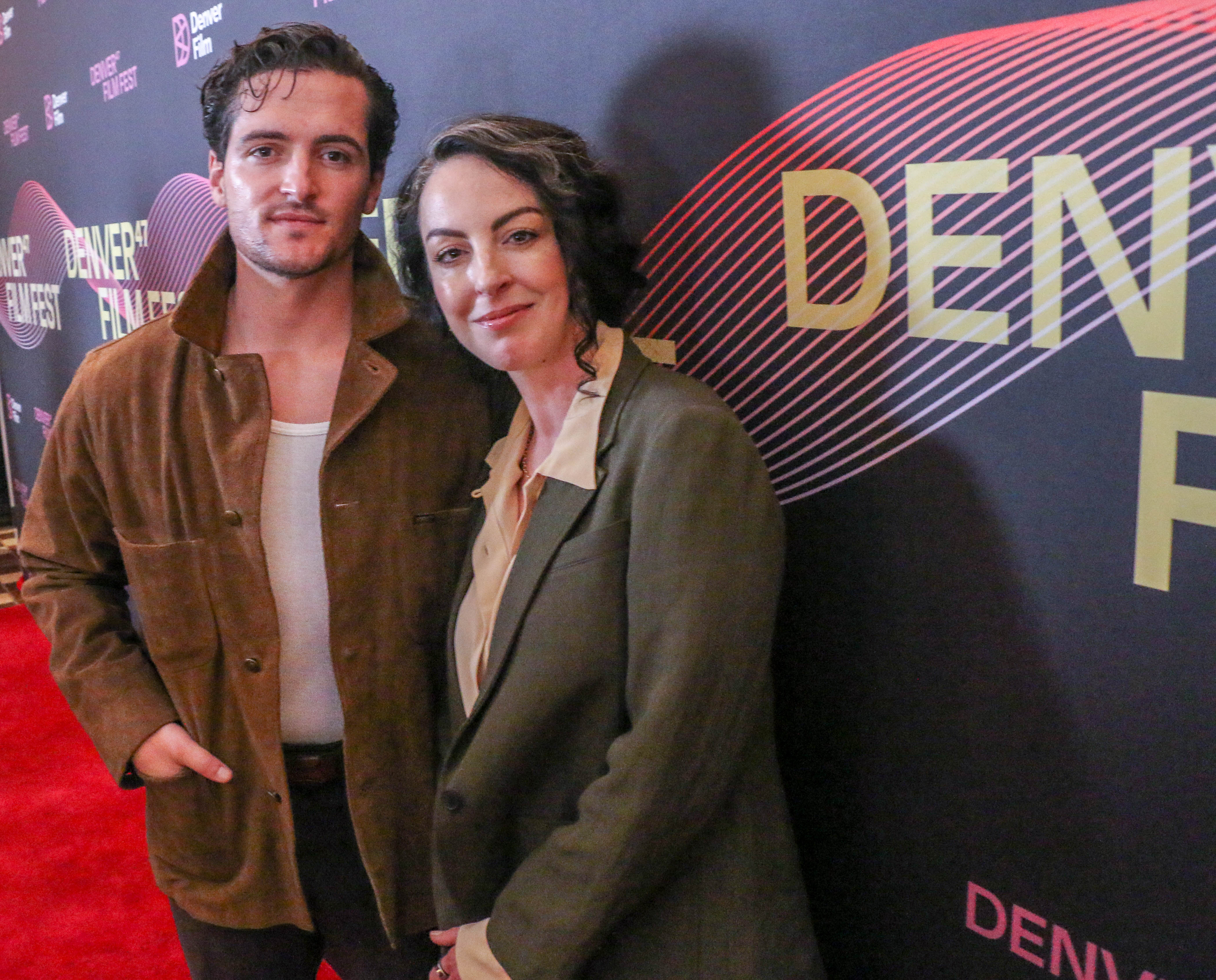 Siblings Juddah and Taylor McFadden at opening night of the Denver Film Festival on Nov. 1, 2024 at the MCA Denver's Holiday Theatre. Juddah plays a supporting role in 