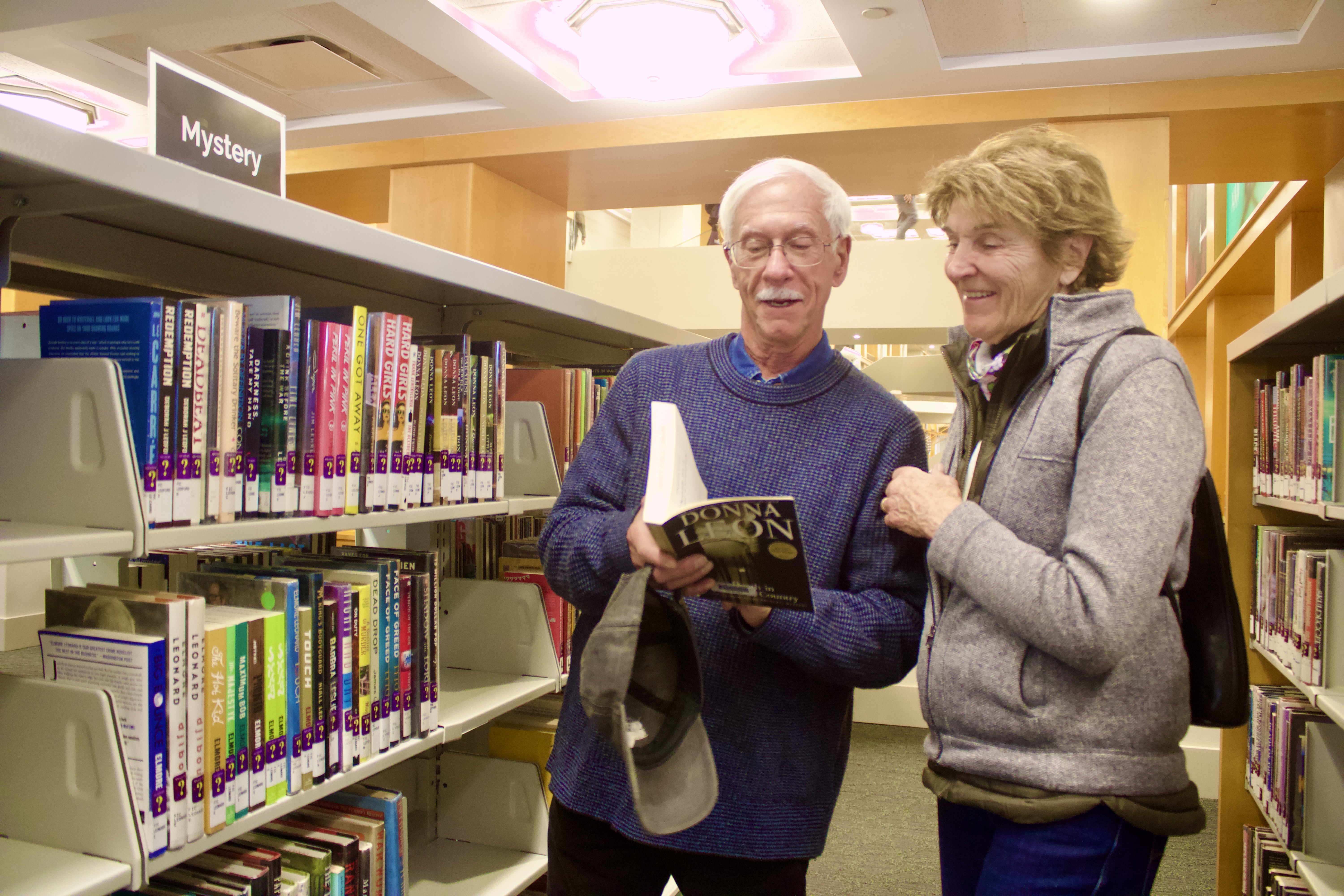 FILE PHOTO: Longtime Denver residents Jim and Susan Broyles gaze at books during the grand reopening of Denver Central Library on Sunday, Nov. 3 in Denver, Colorado. (NoahFestensteinCity Government Reporternoah.festenstein@denvergazette.comhttps://denvergazette.com/content/tncms/avatars/9/f0/326/9f032698-379f-11ee-8053-8bacbed4931f.60984dba383441d9647e0e740a08a8e6.png)