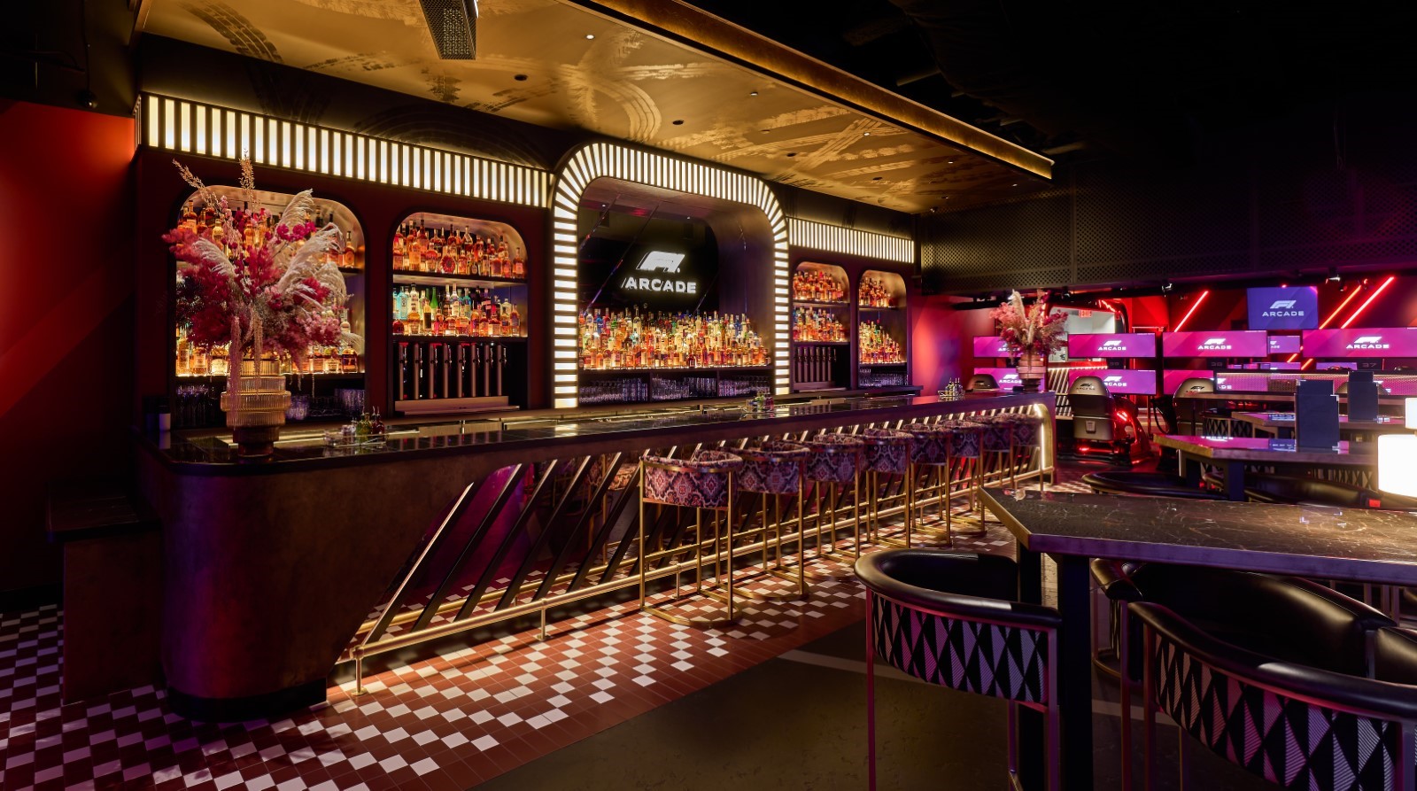 A preview of the Formula One arcade coming to Denver's RiNo neighborhood. (Courtesy photo, F1 Arcade)