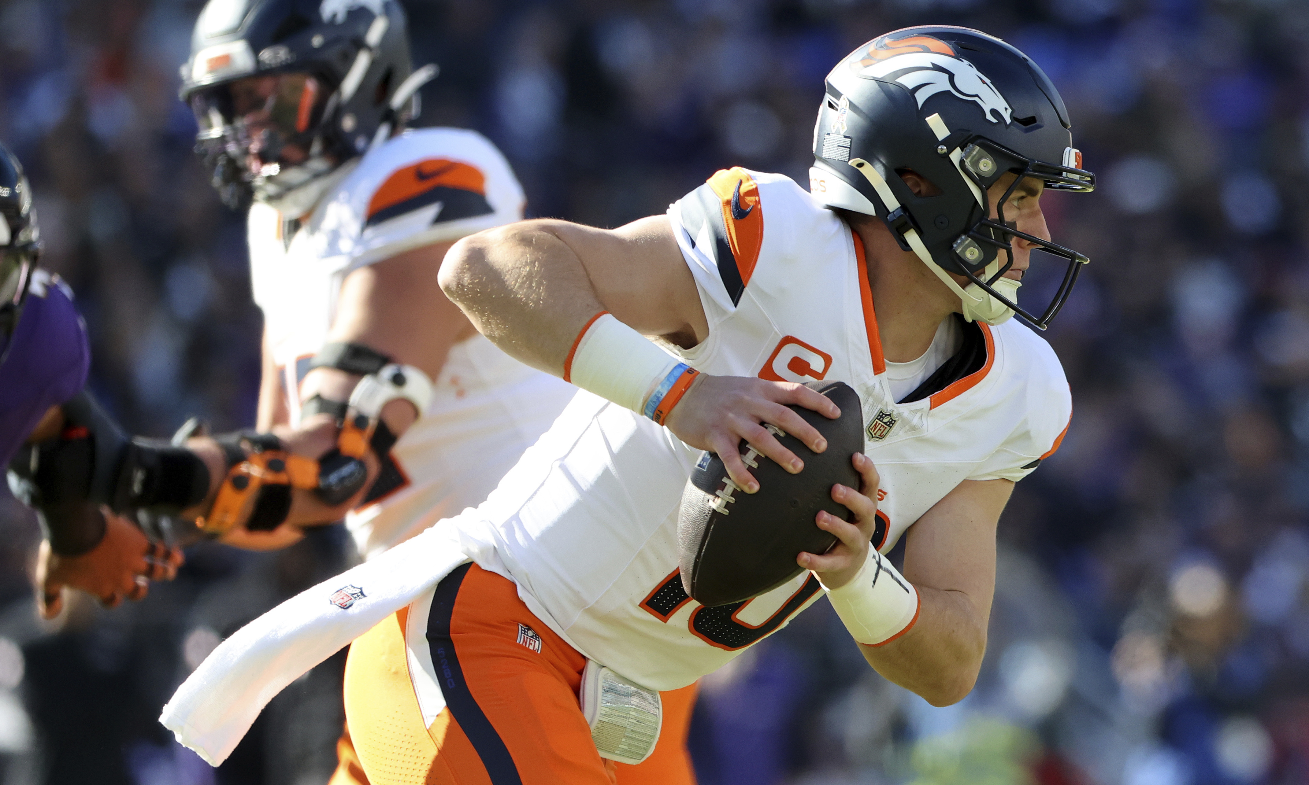 Ravens coach John Harbaugh calls Bo Nix a ‘really dangerous quarterback’ in Broncos road loss