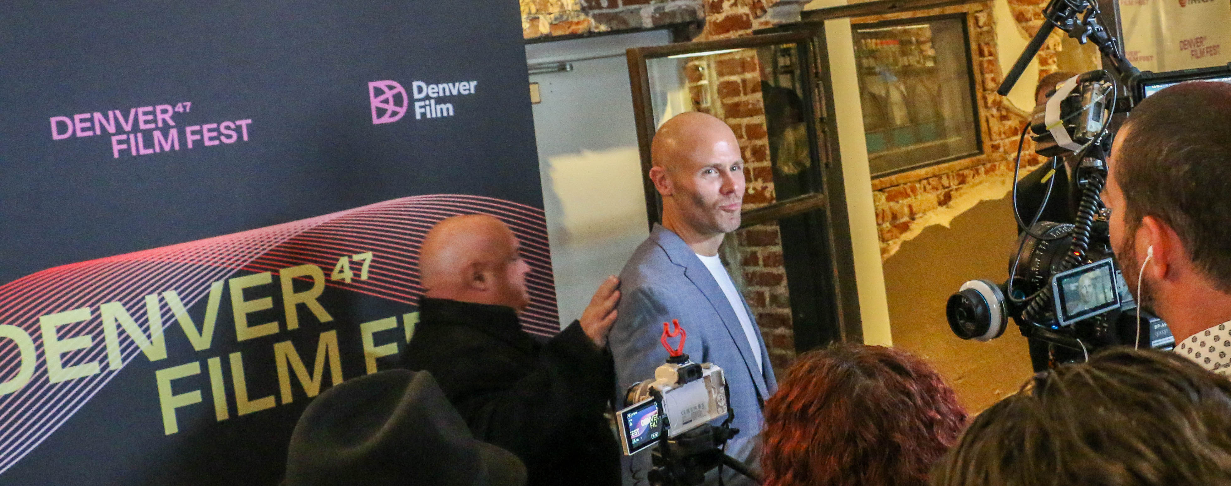 Denver Film CEO Kevin Smith at opening night of the Denver Film Festival on Nov. 1, 2024 at the MCA Denver's Holiday Theatre. (JOHN MOORE/DENVER GAZETTE)