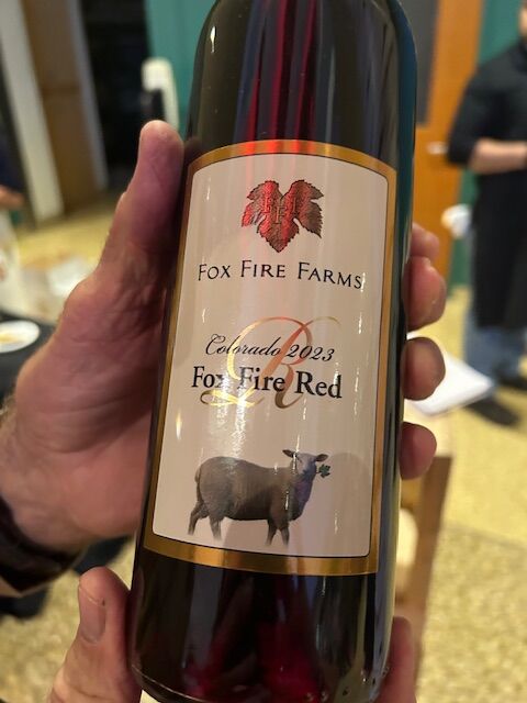 Fox Fire Farms Owner Richard Parry shows off the double gold medal winning Fox Fire Farms Red at Colorado Uncorked on Friday Nov. 1, 2024, at History Colorado. Parry is actually a sheep rancher, and winemaking is a second career, so they put sheep on every bottle. (DennisHuspeniCity Editordennis.huspeni@gazette.comhttps://denvergazette.com/content/tncms/avatars/c/5a/fbd/c5afbd32-5030-11eb-bdef-030d9de52a9e.779683cee495ffe64766291c251a8894.png)